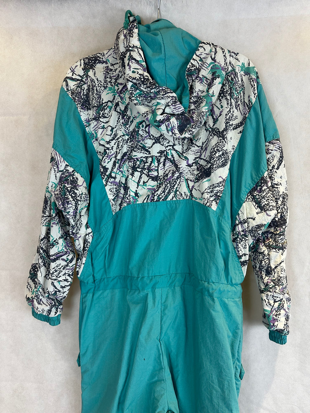 Vintage Skioverall von Etirel in M/S blau