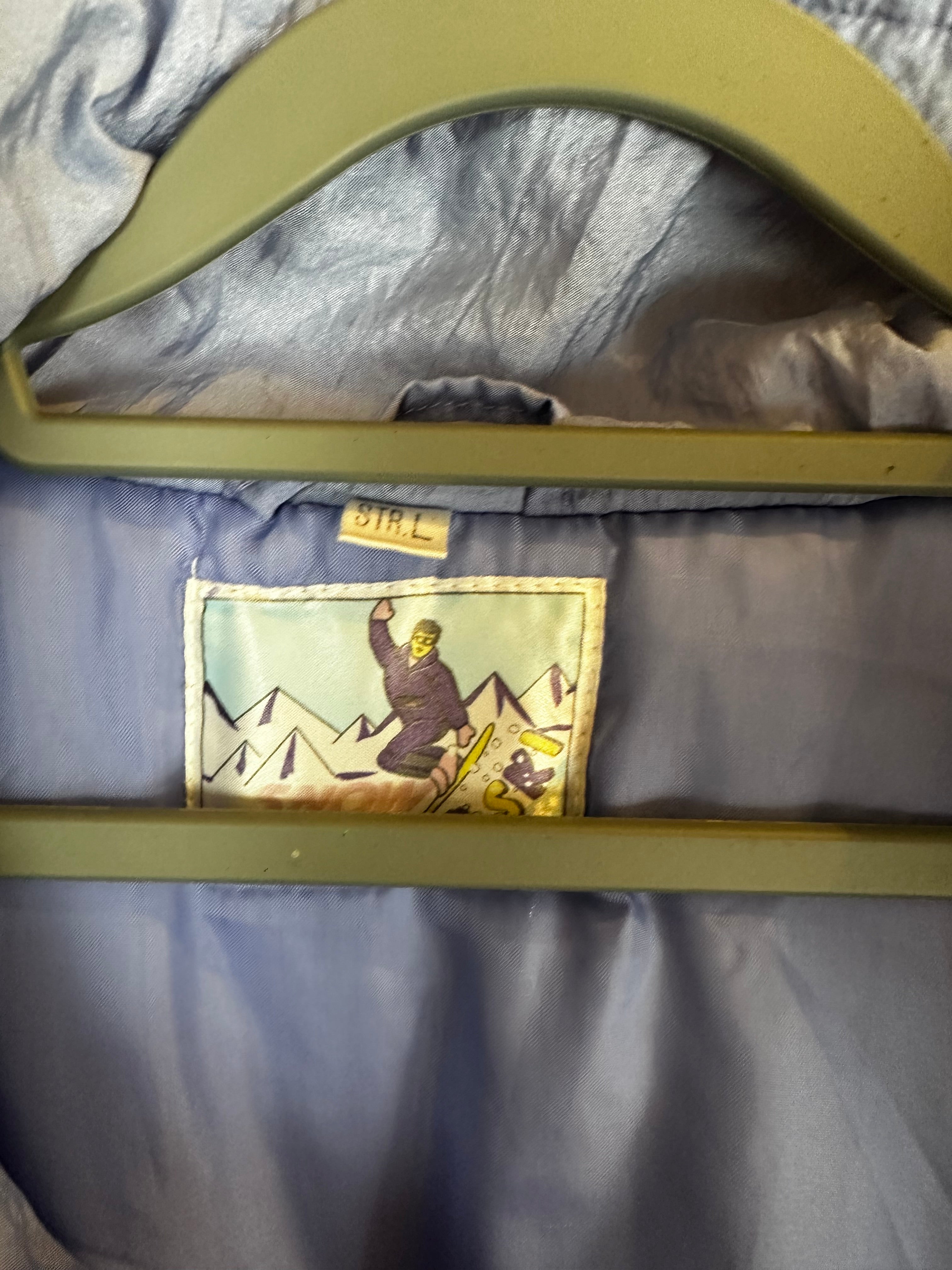 Vintage Skioverall von SnowSki in Lila in L