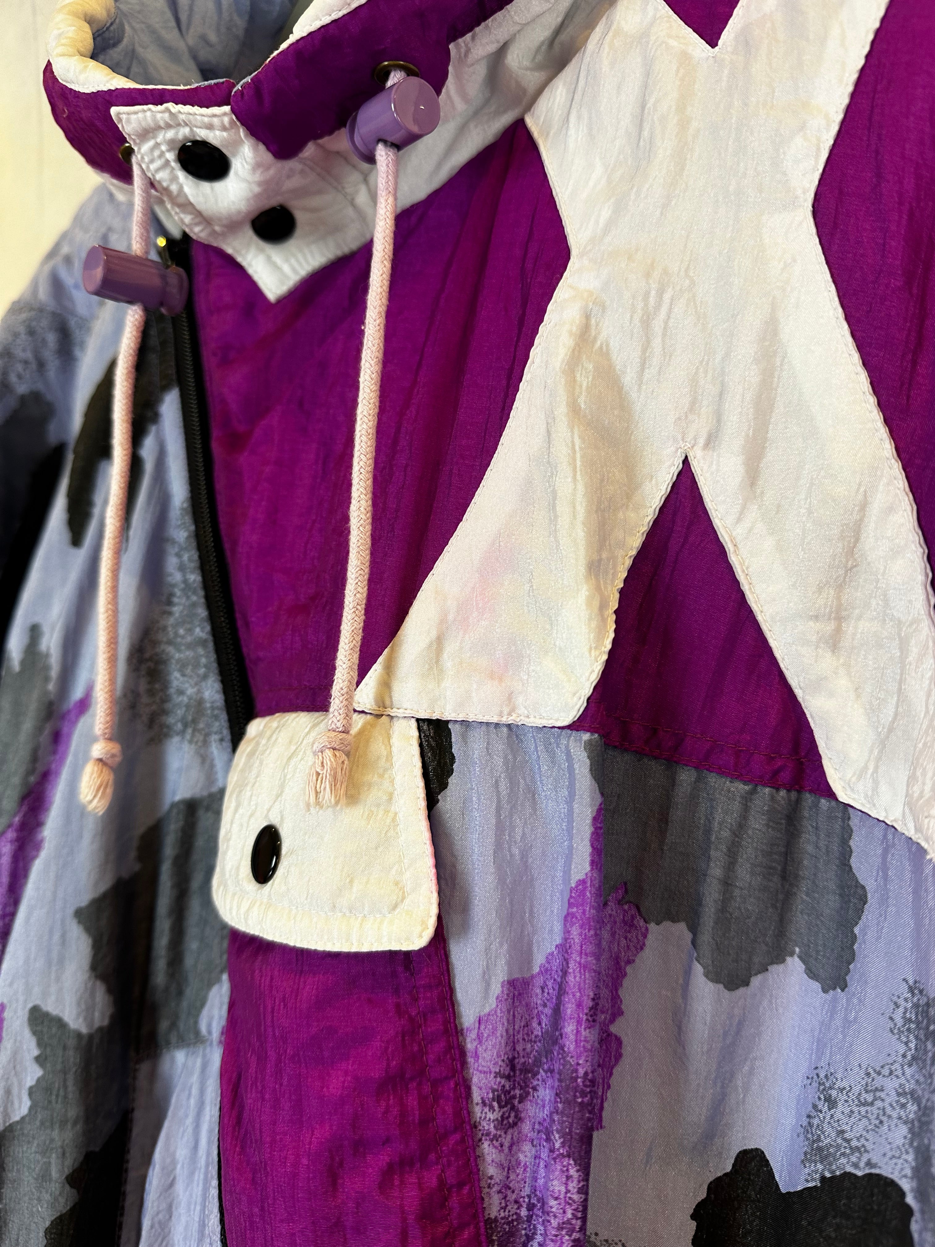 Vintage Skioverall von SnowSki in Lila in L