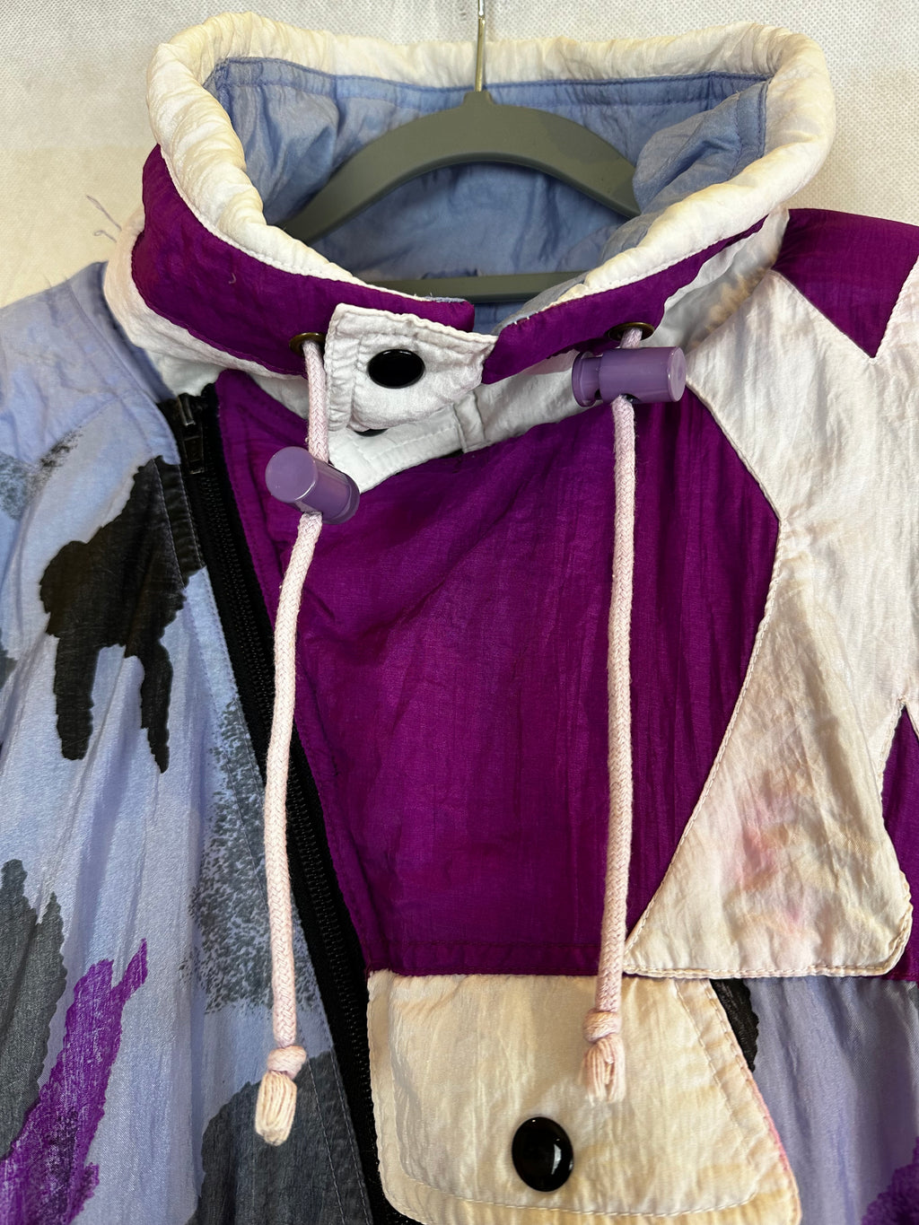 Vintage Skioverall von SnowSki in Lila in L