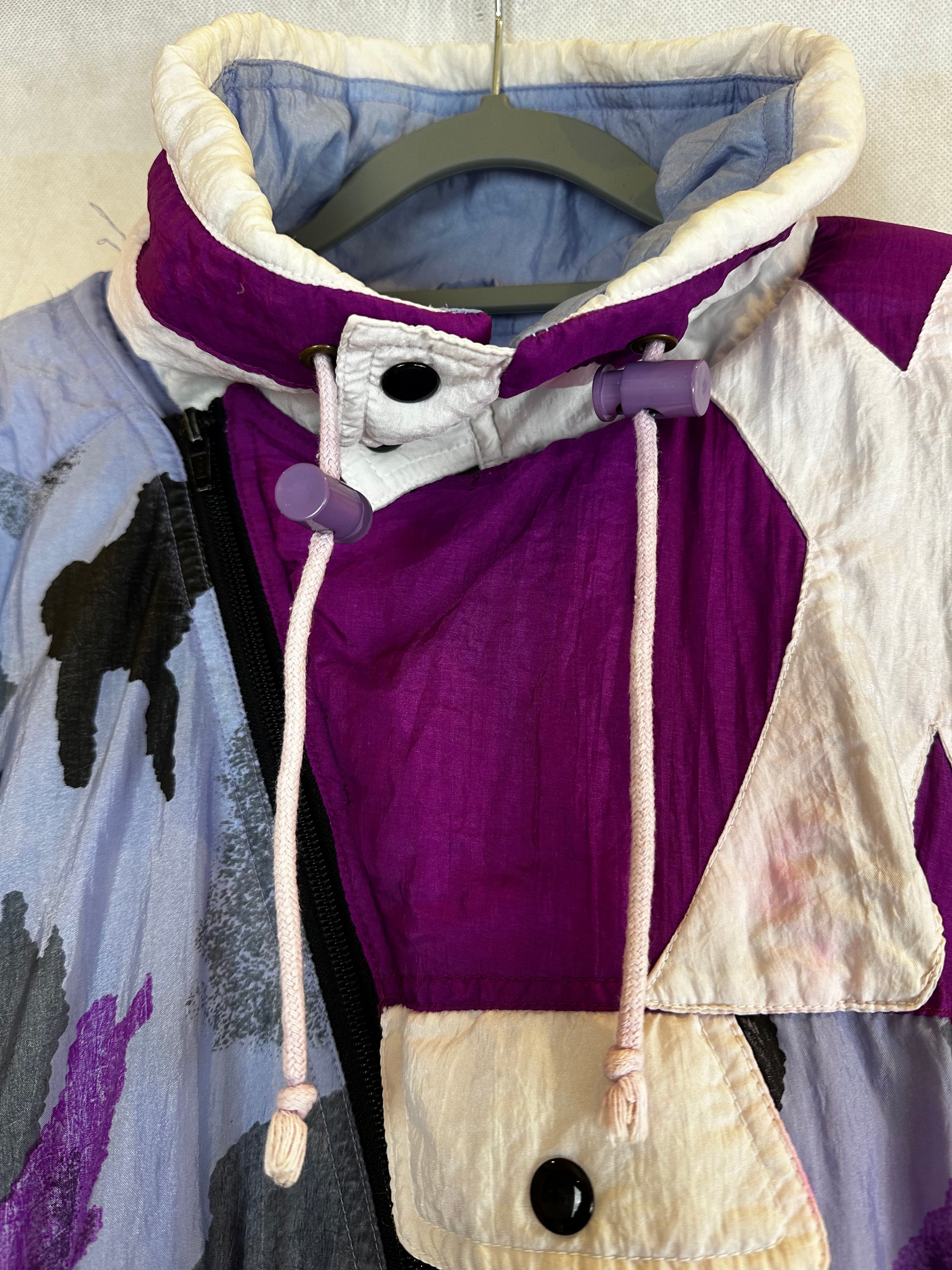 Vintage Skioverall von SnowSki in Lila in L