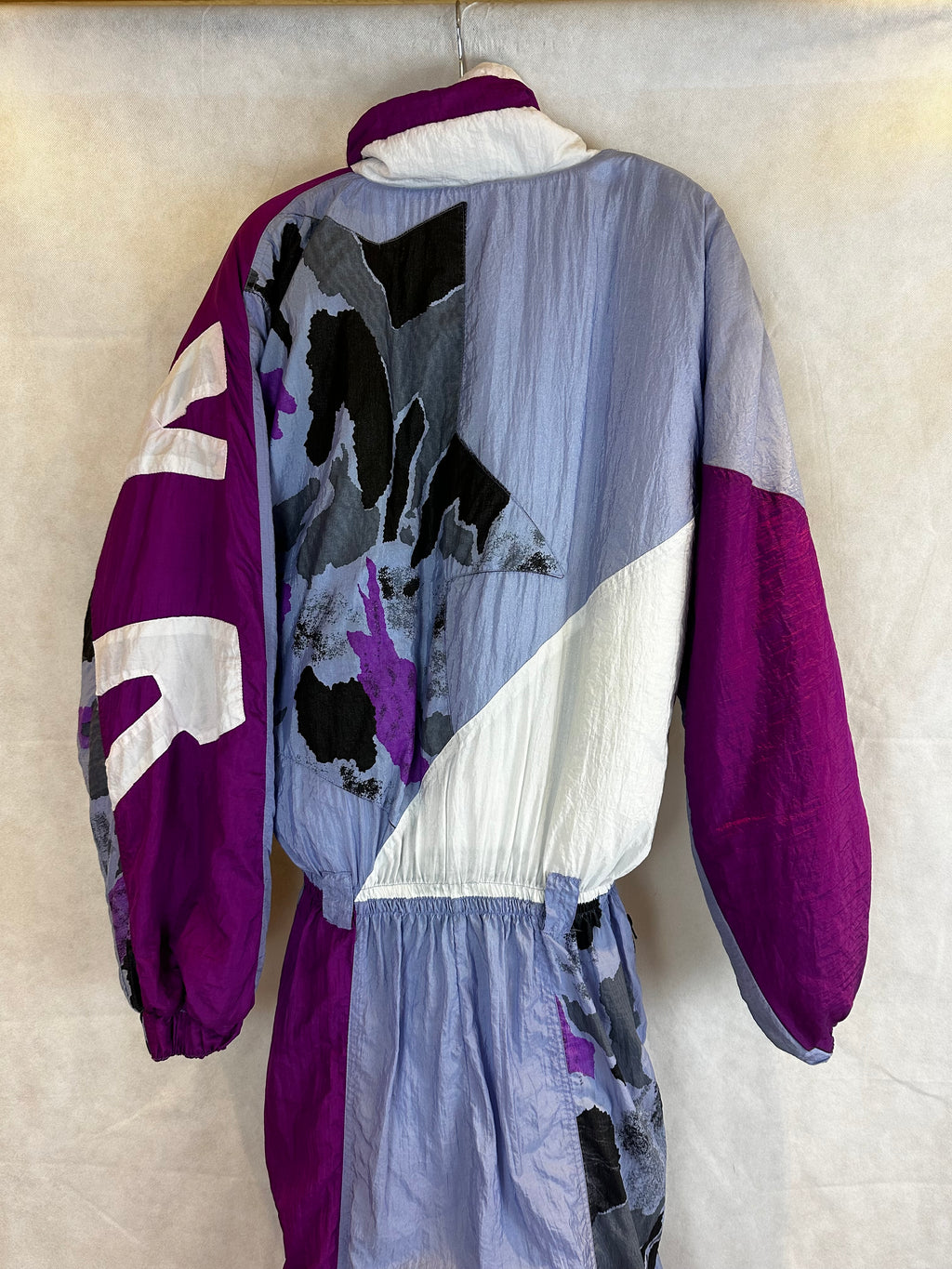 Vintage Skioverall von SnowSki in Lila in L