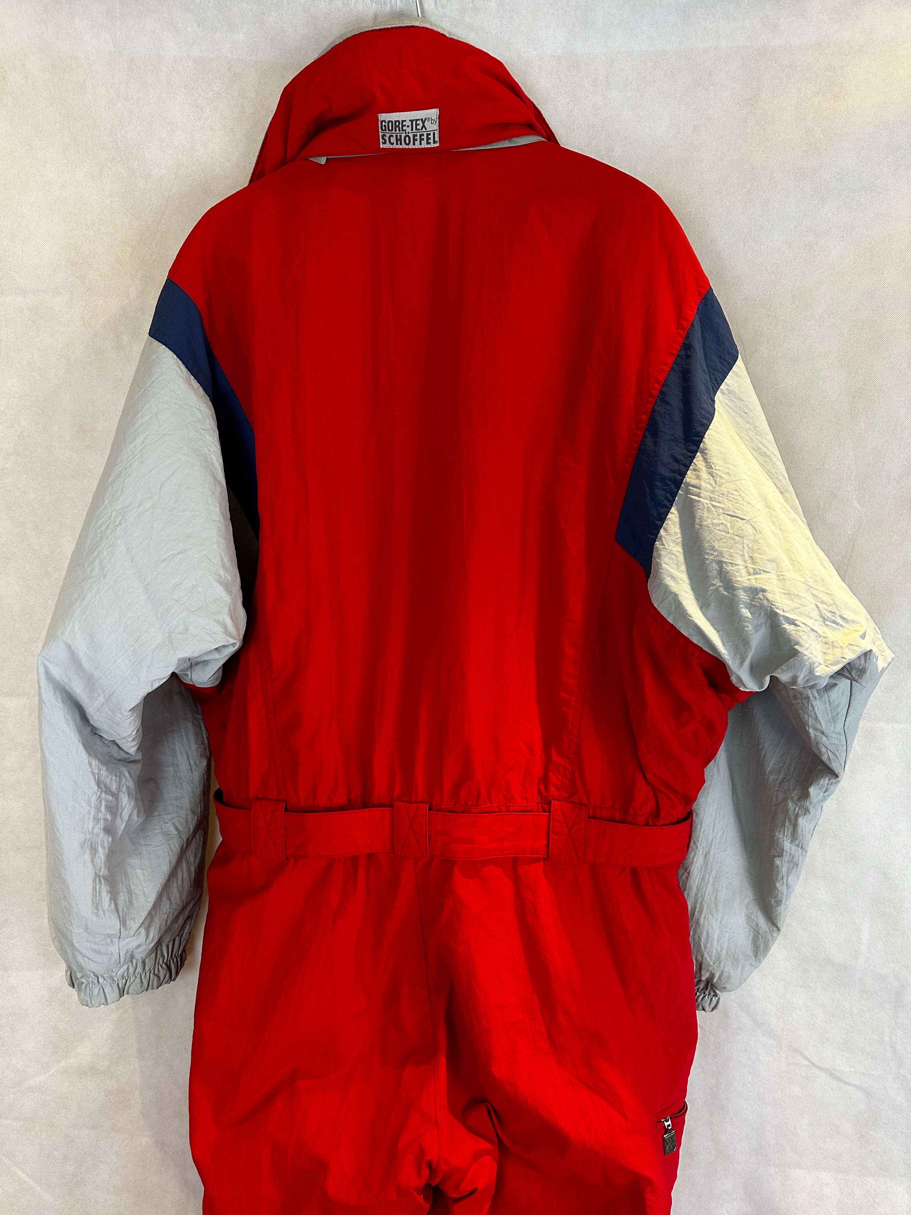 Vintage Skioverall von Schöffel in rot in L
