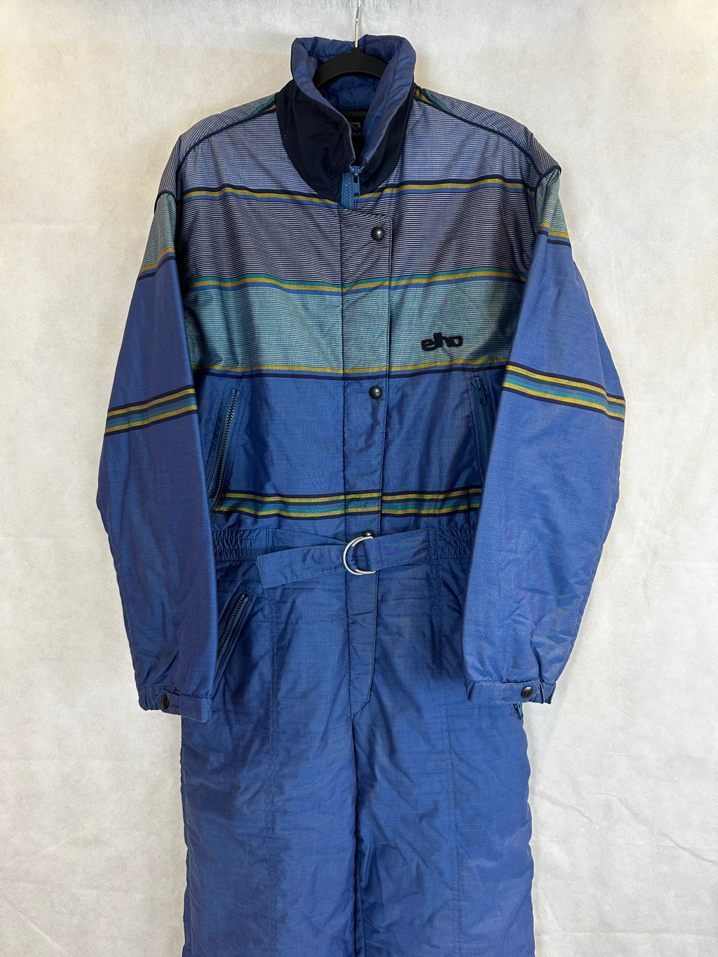 Vintage Skioverall von Elho in blau in M