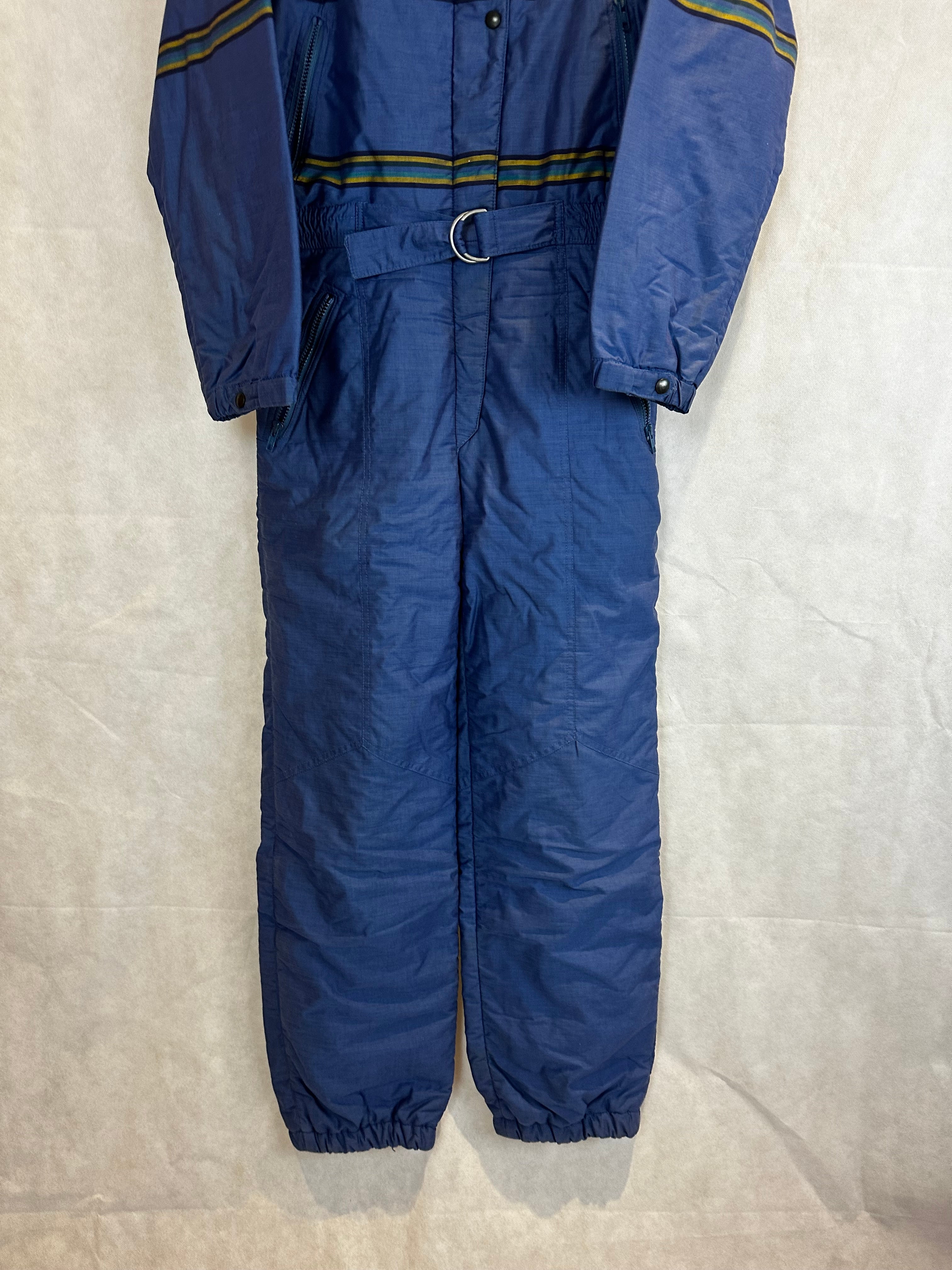 Vintage Skioverall von Elho in blau in M