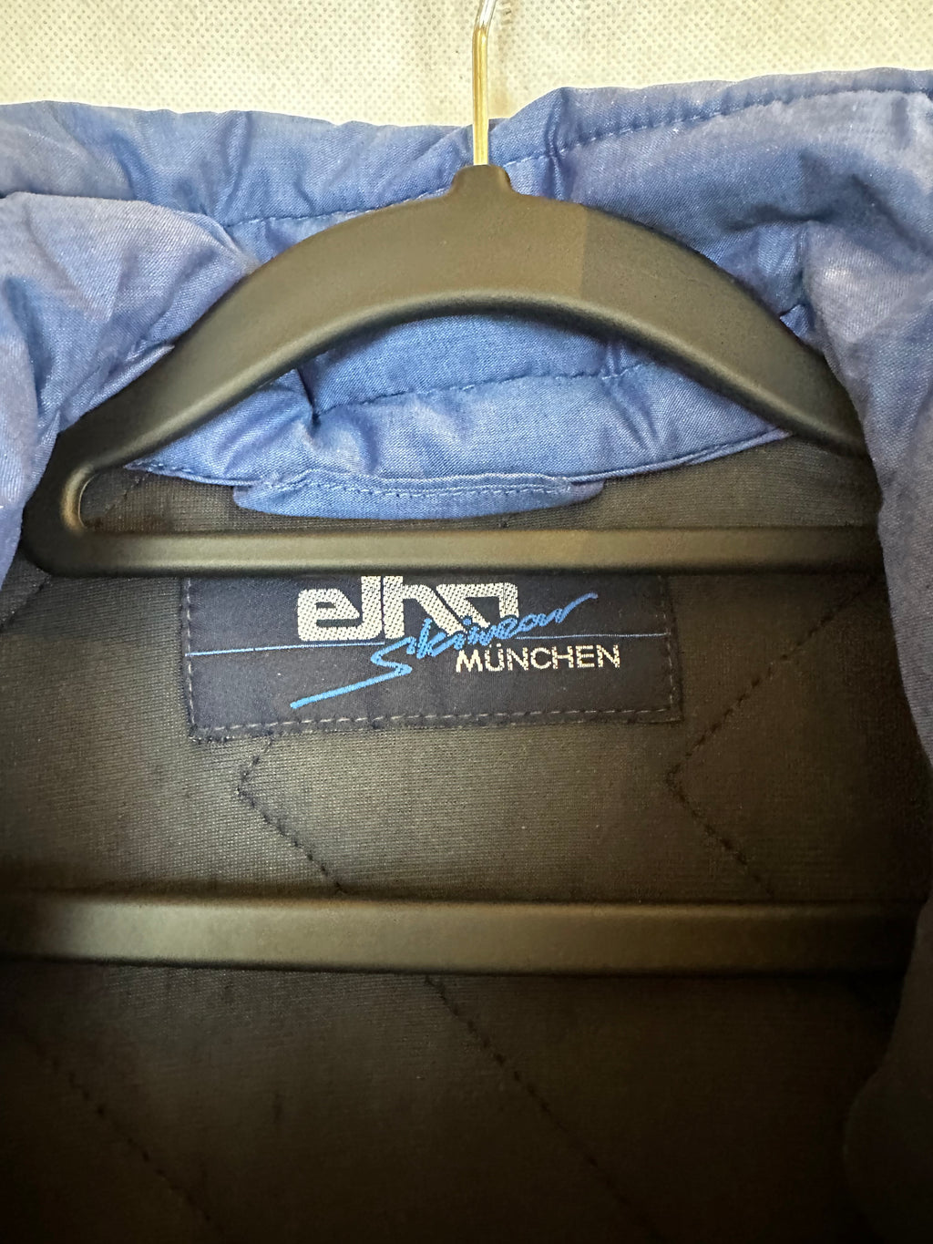 Vintage Skioverall von Elho in blau in M