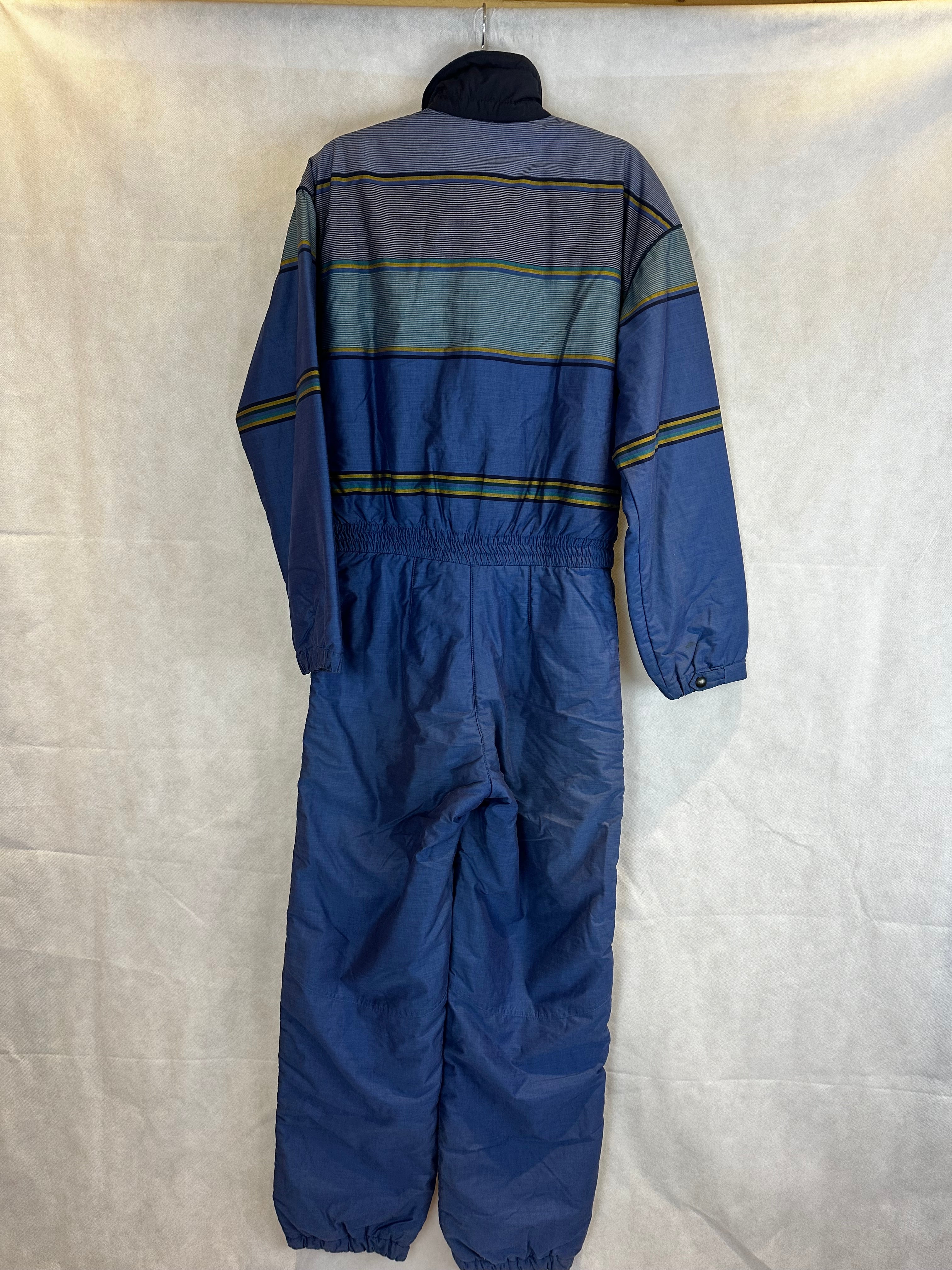 Vintage Skioverall von Elho in blau in M