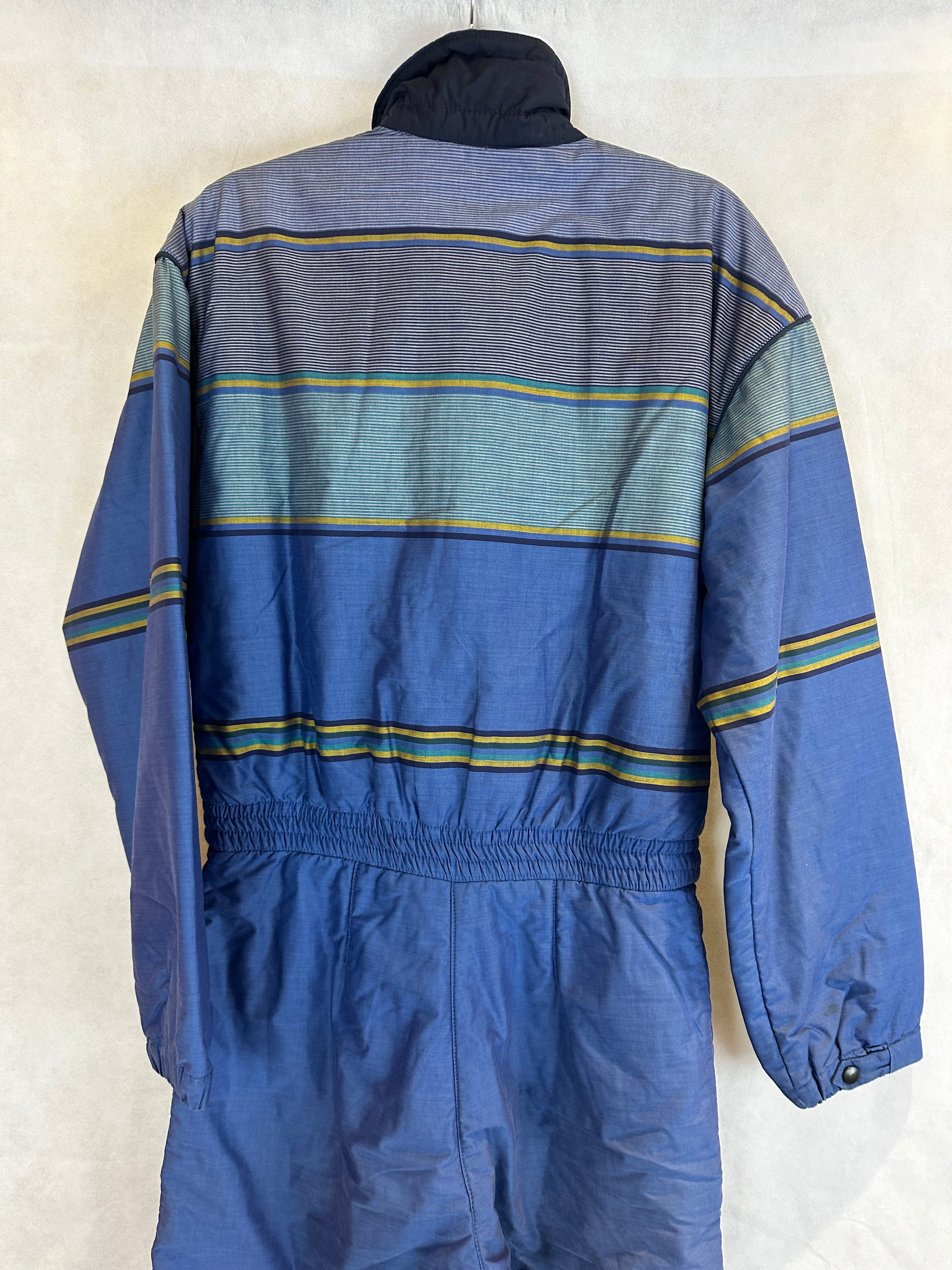 Vintage Skioverall von Elho in blau in M