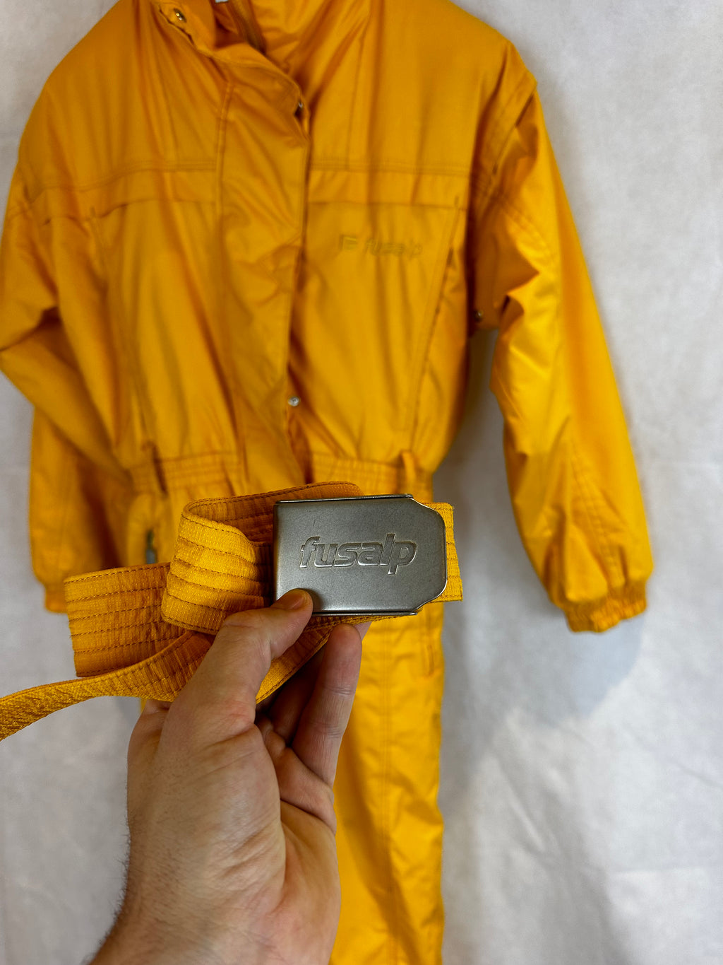 Vintage Skioverall in organge in S/M