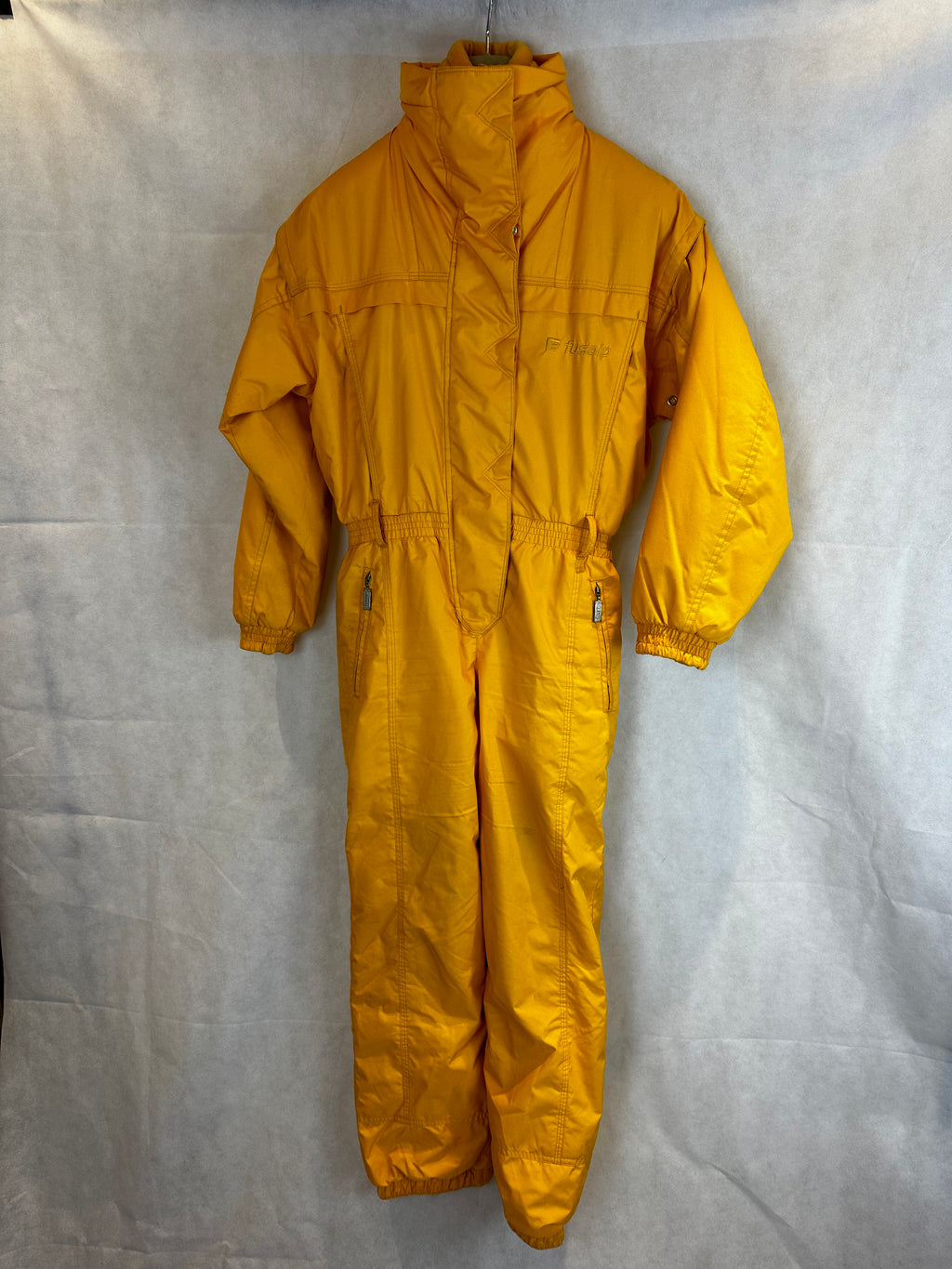 Vintage Skioverall in organge in S/M