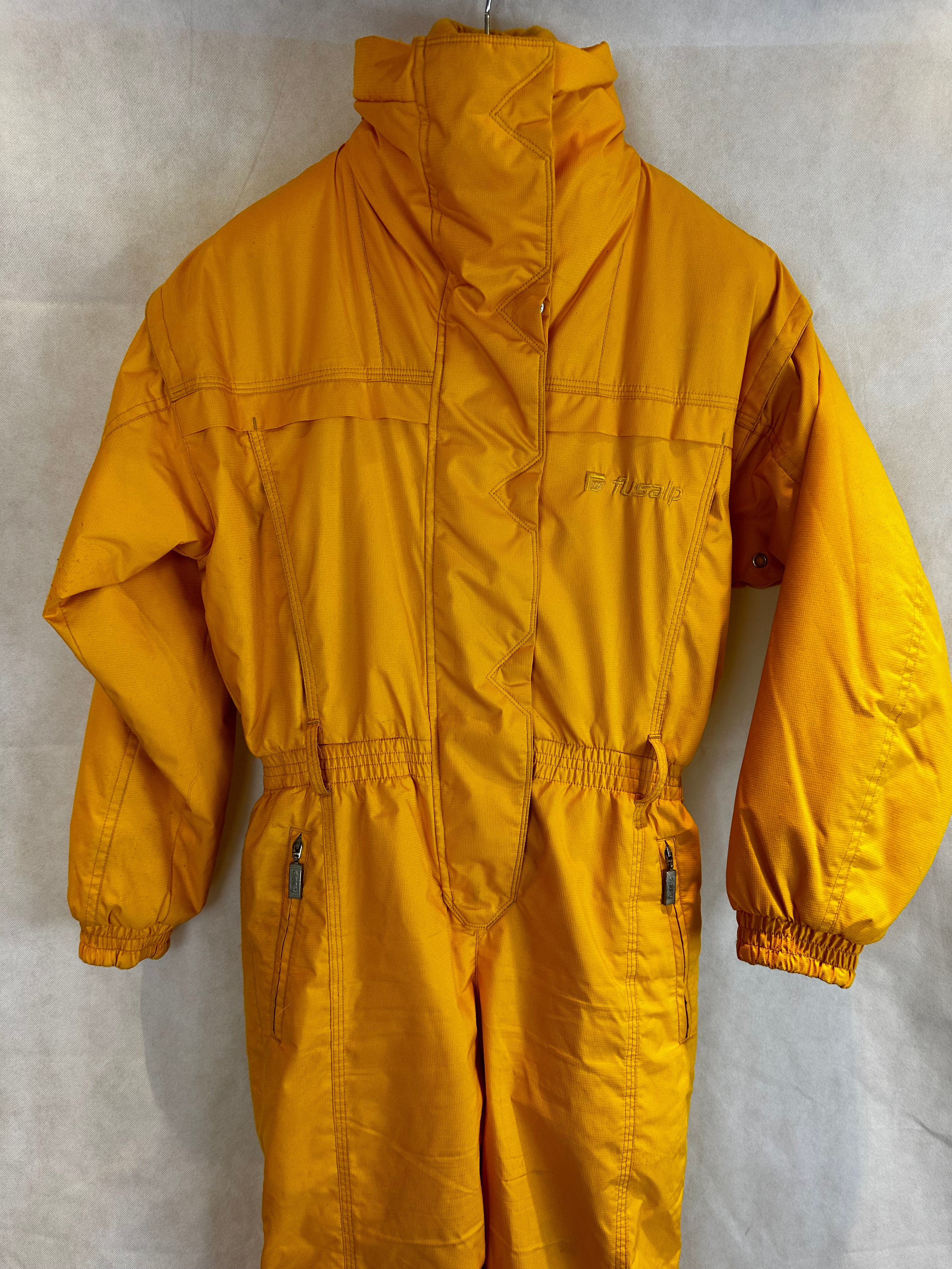 Vintage Skioverall in organge in S/M