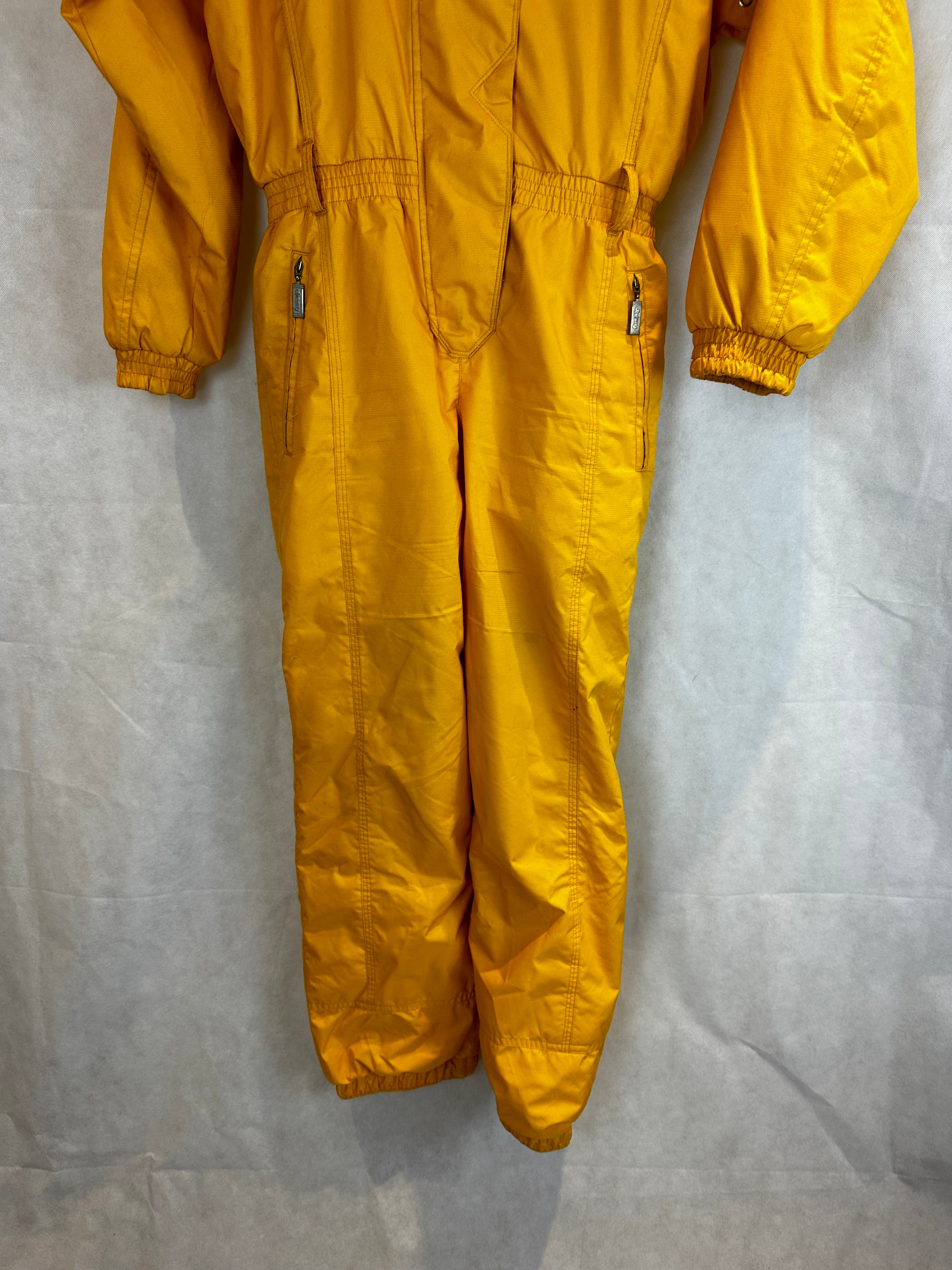 Vintage Skioverall in organge in S/M