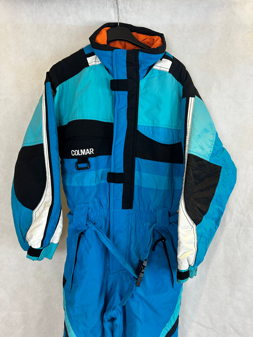 Vintage Skioverall in blau von Collmar in S/M