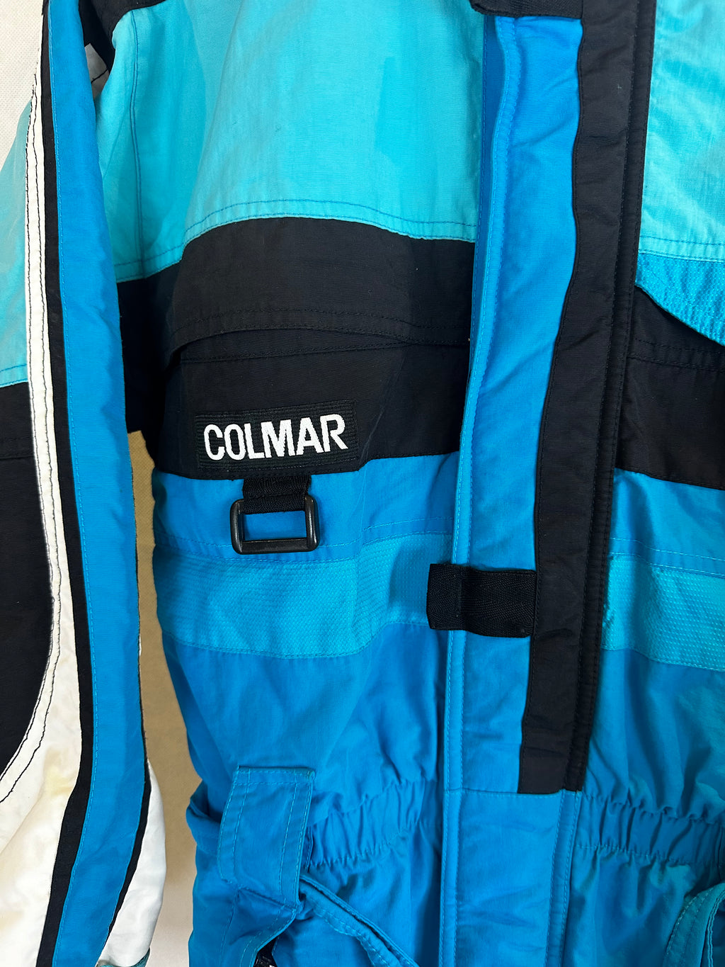 Vintage Skioverall in blau von Collmar in S/M