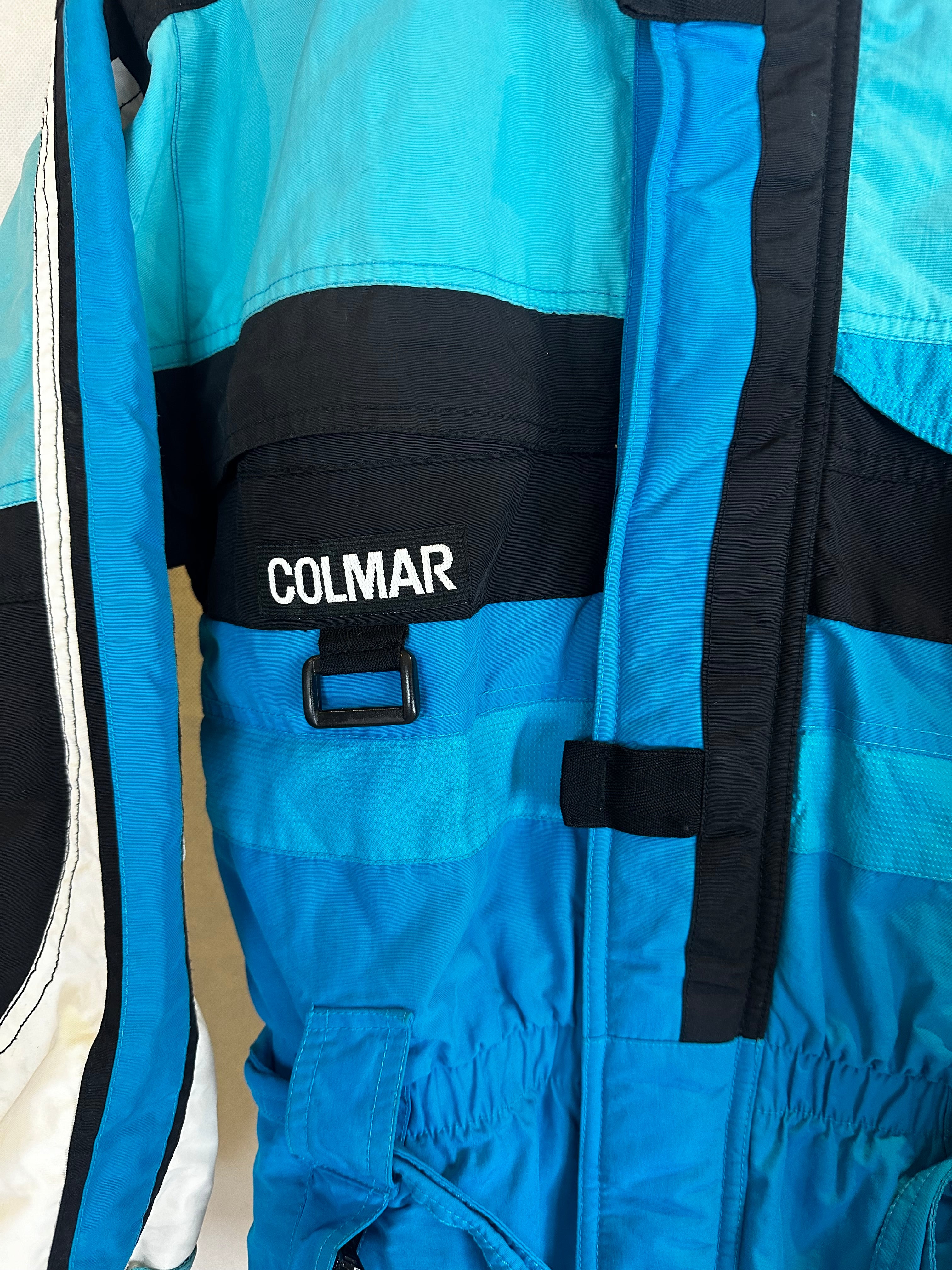 Vintage Skioverall in blau von Collmar in S/M