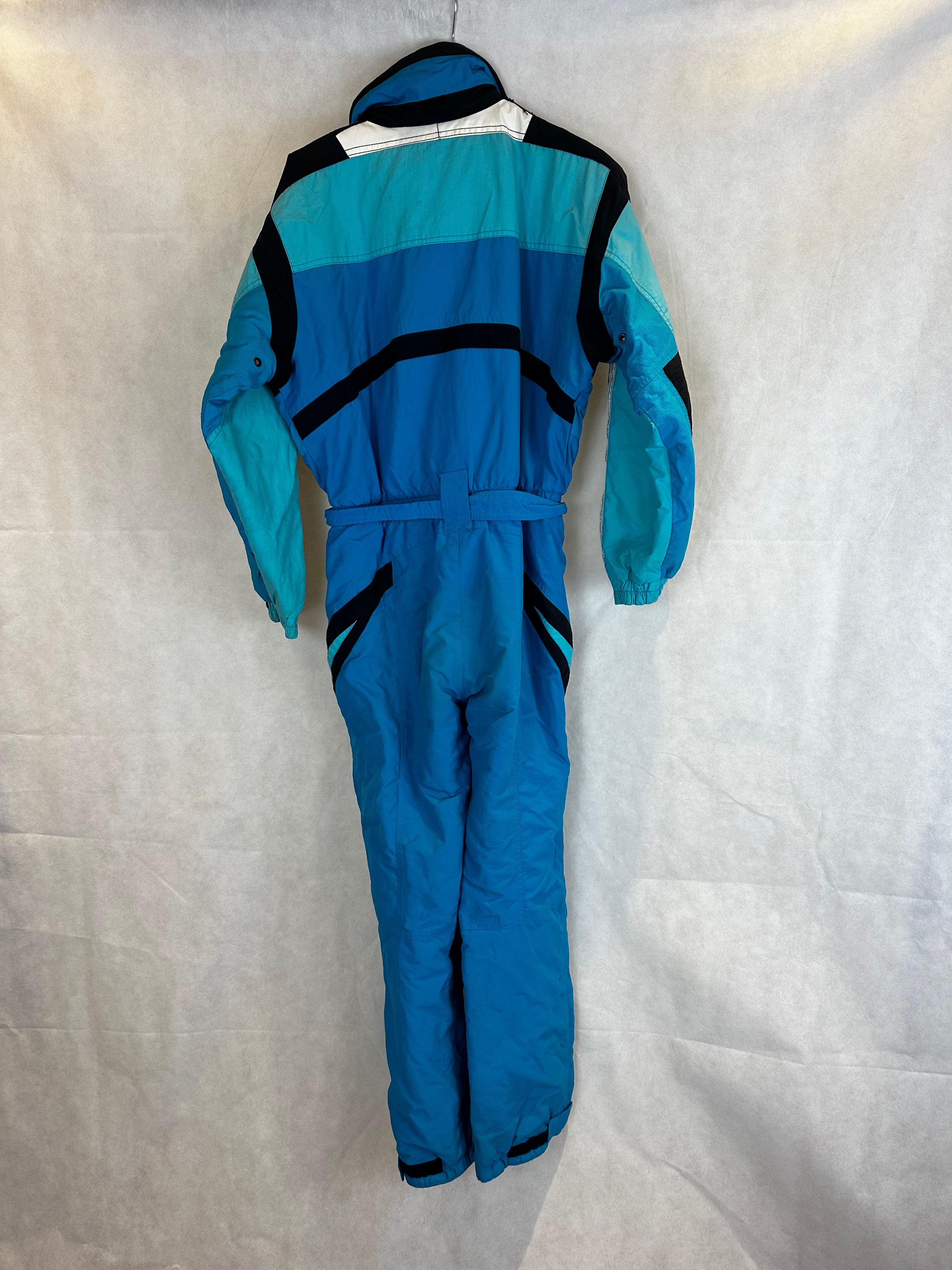 Vintage Skioverall von COLMAR in blau in L
