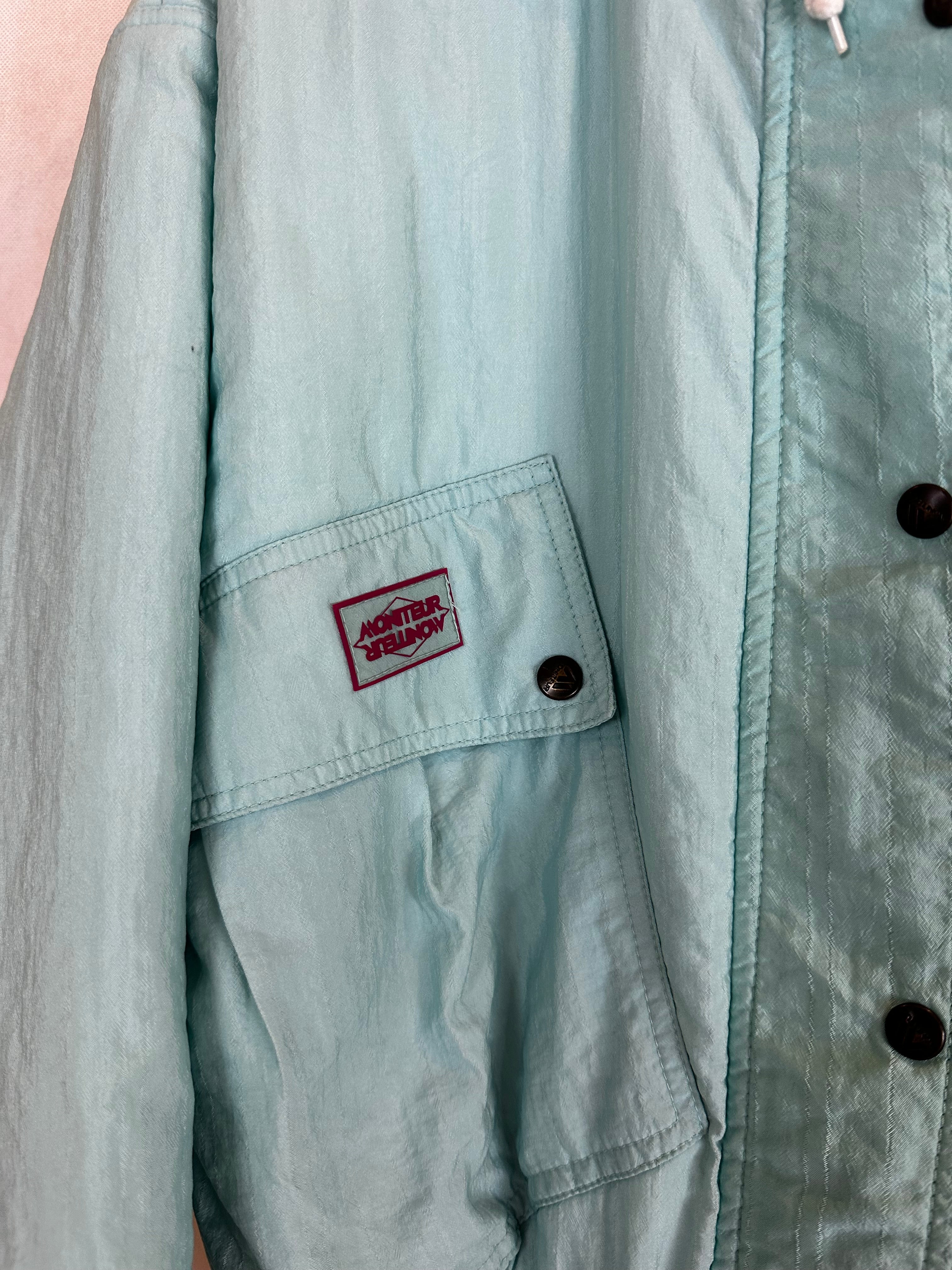 Vintage Skioverall in Turkis in M/S