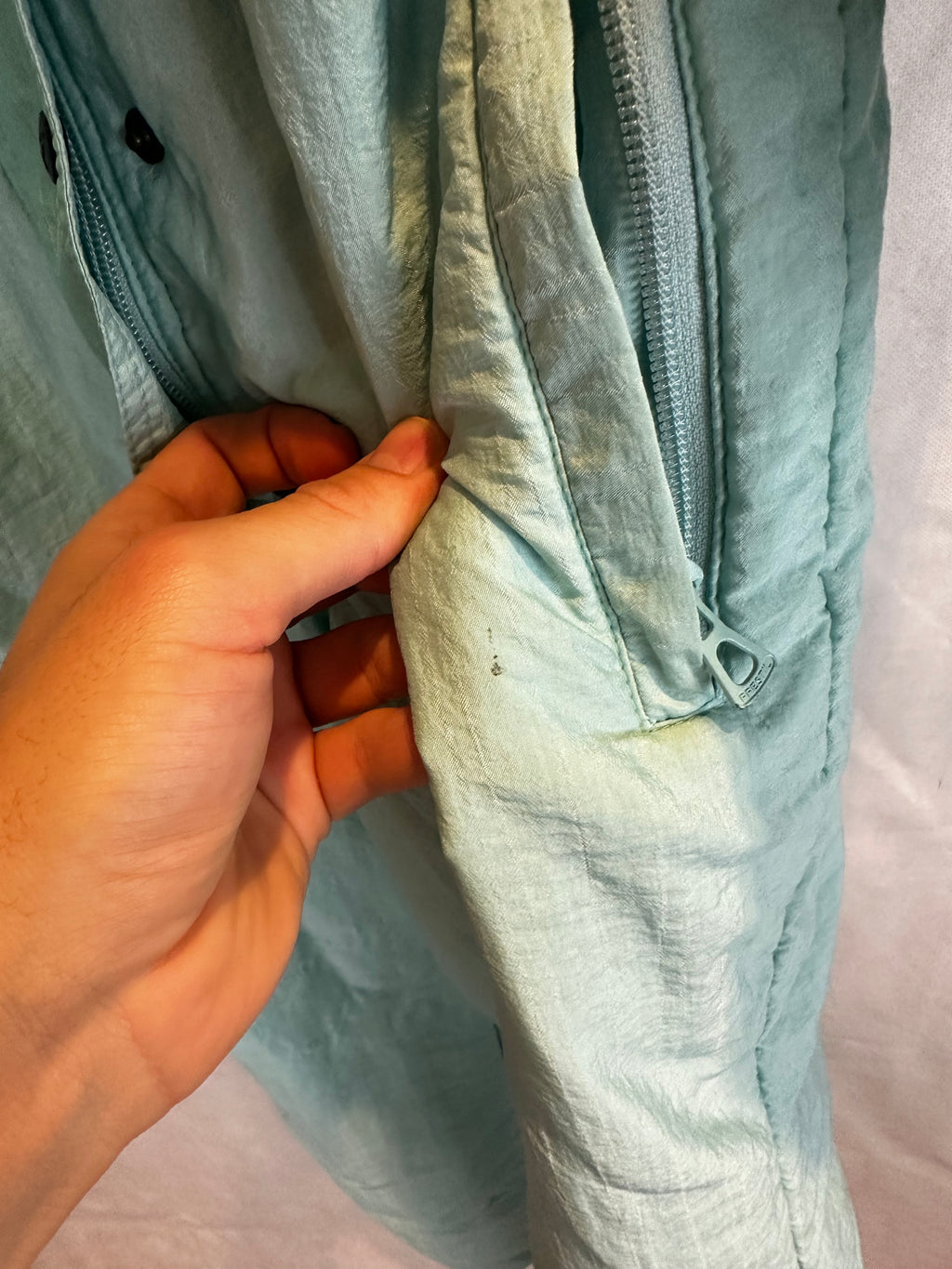 Vintage Skioverall in Turkis in M/S