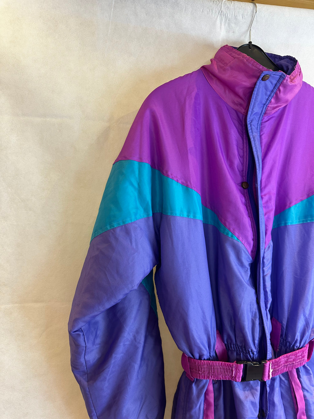 Vintage Skioverall von in blau/lila in L