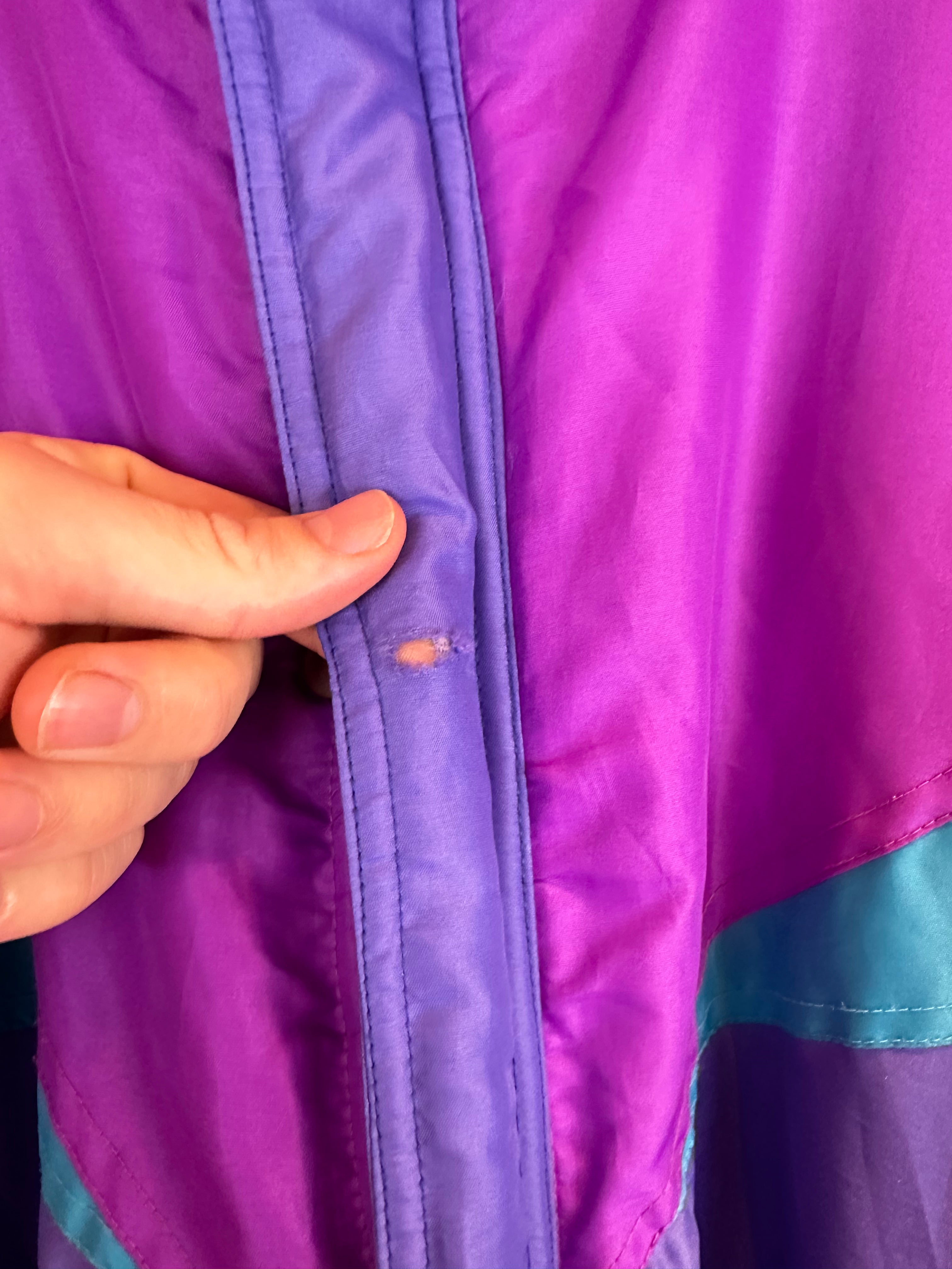 Vintage Skioverall von in blau/lila in L