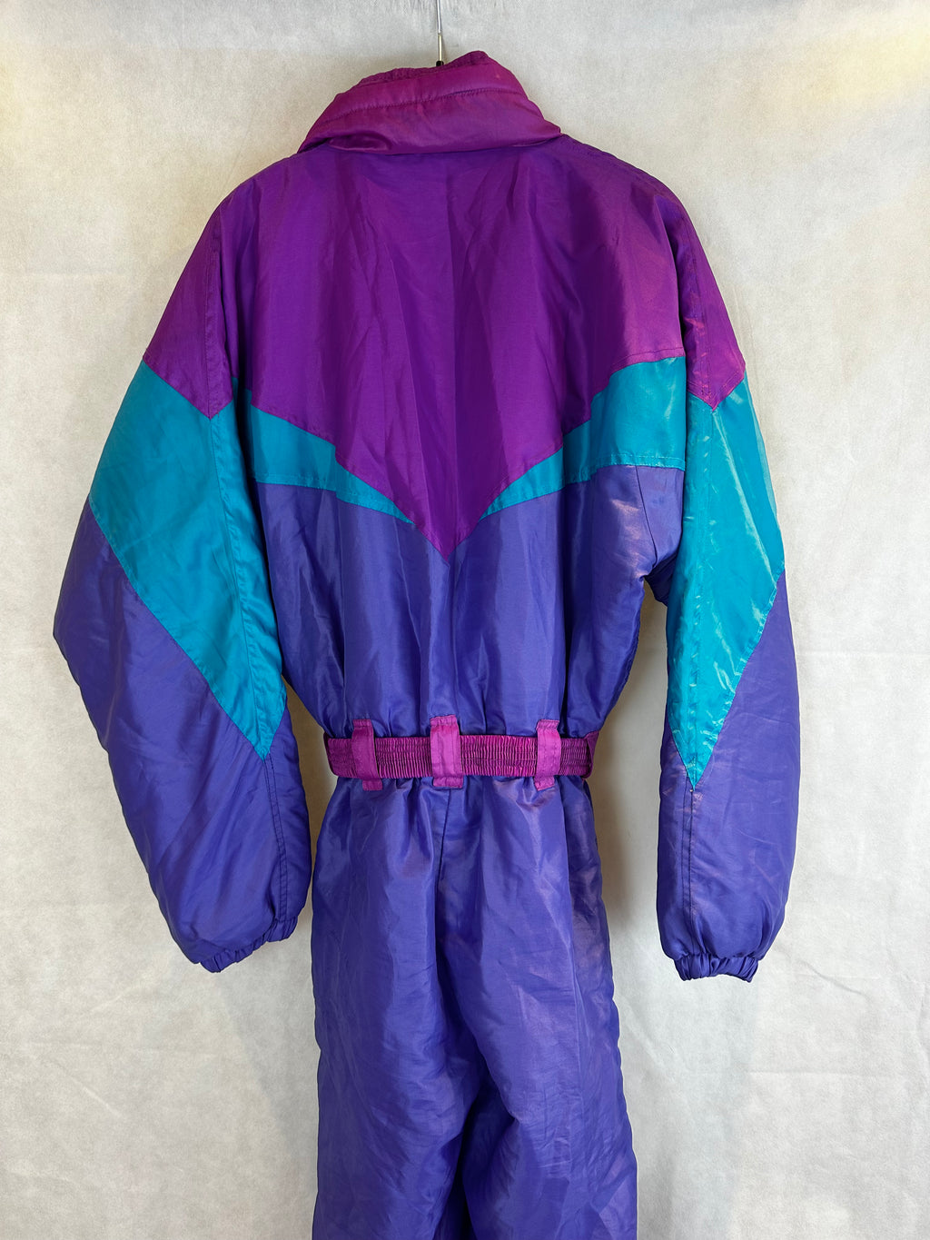 Vintage Skioverall von in blau/lila in L