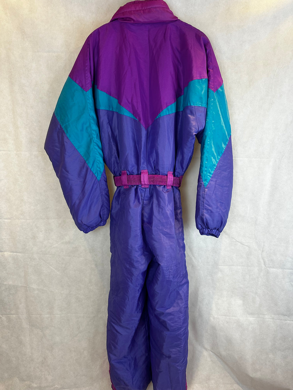 Vintage Skioverall von in blau/lila in L