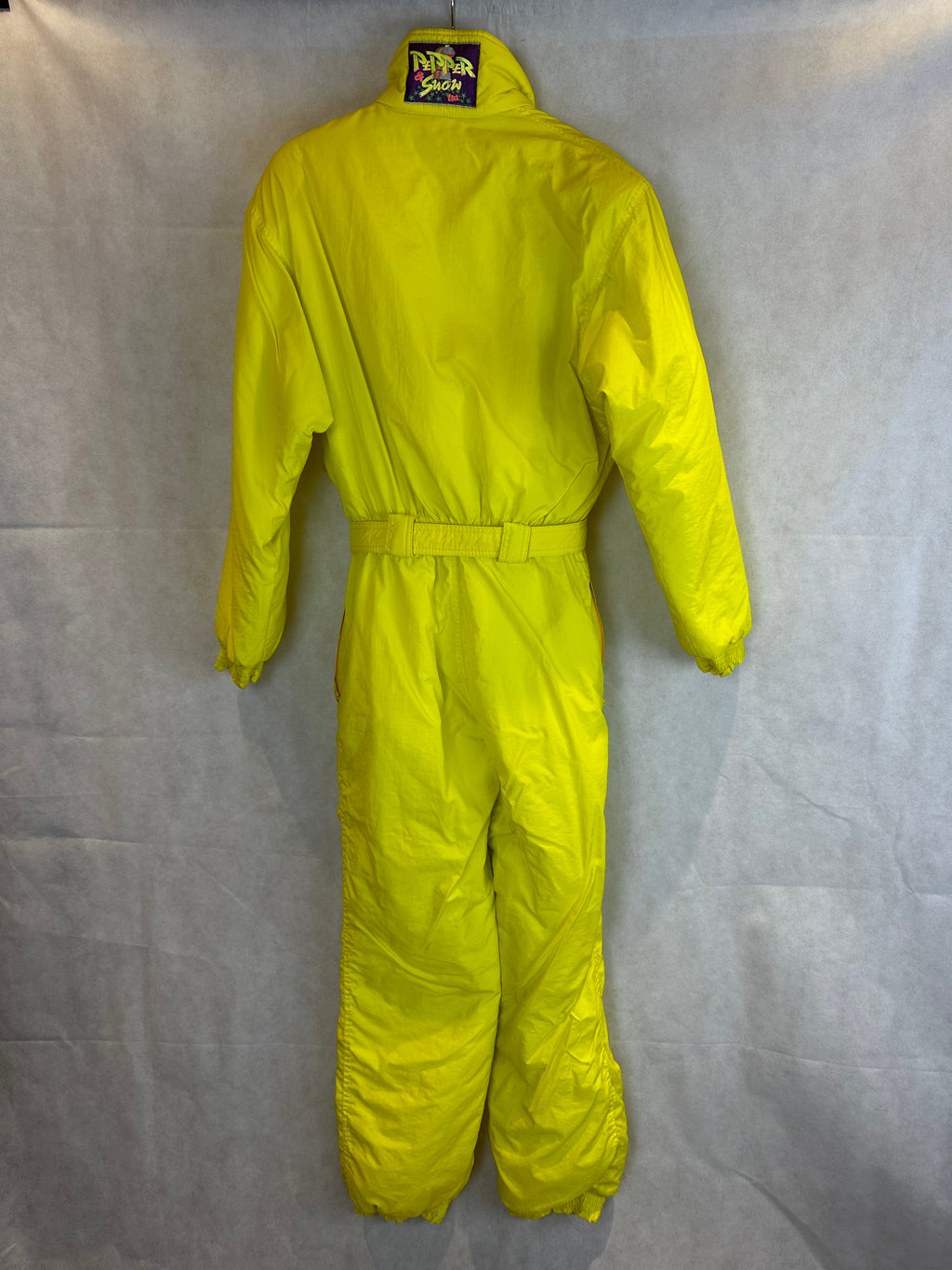 Vintage Skioverall in neon gelb in size M/S