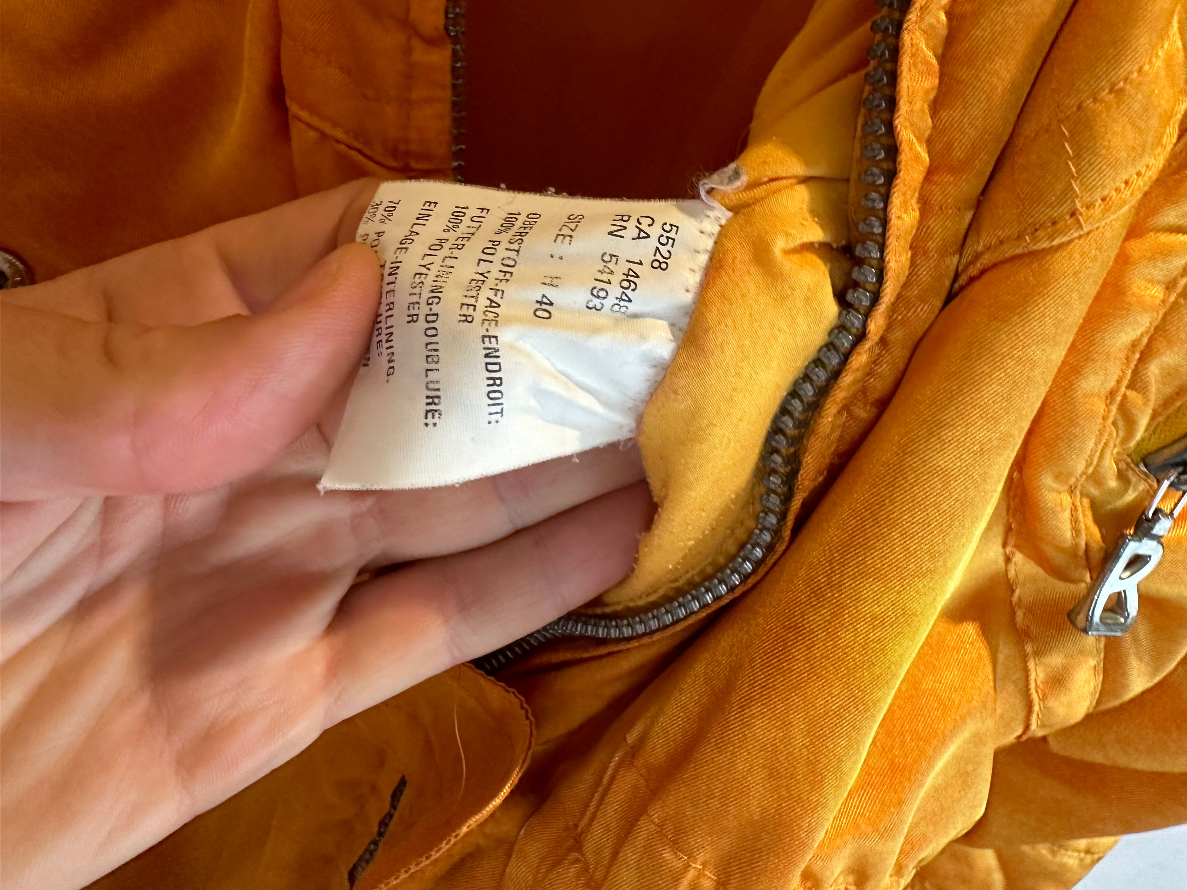 Vintage Skioverall von Bogner in orange in S/M