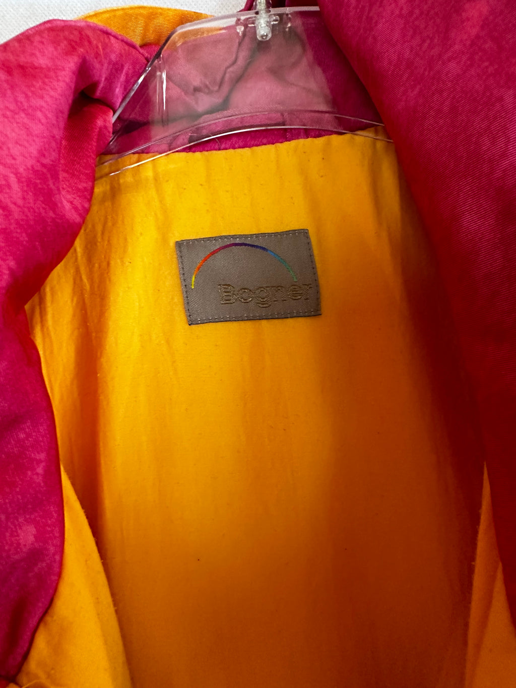 Vintage Skioverall von Bogner in orange in S/M