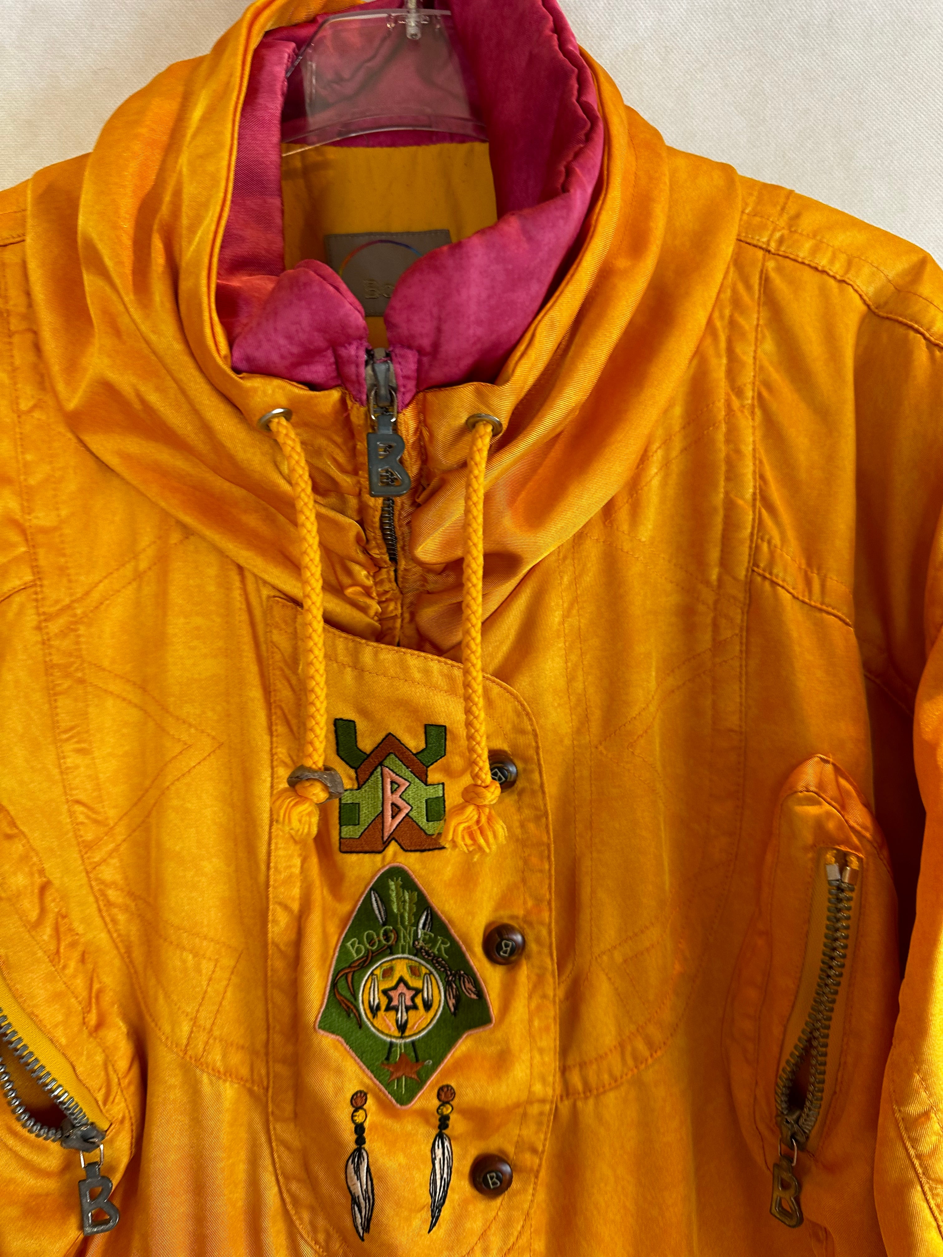 Vintage Skioverall von Bogner in orange in S/M