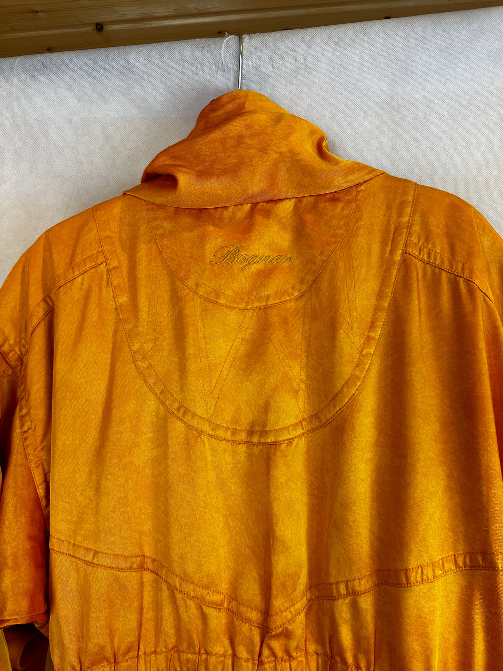 Vintage Skioverall von Bogner in orange in S/M