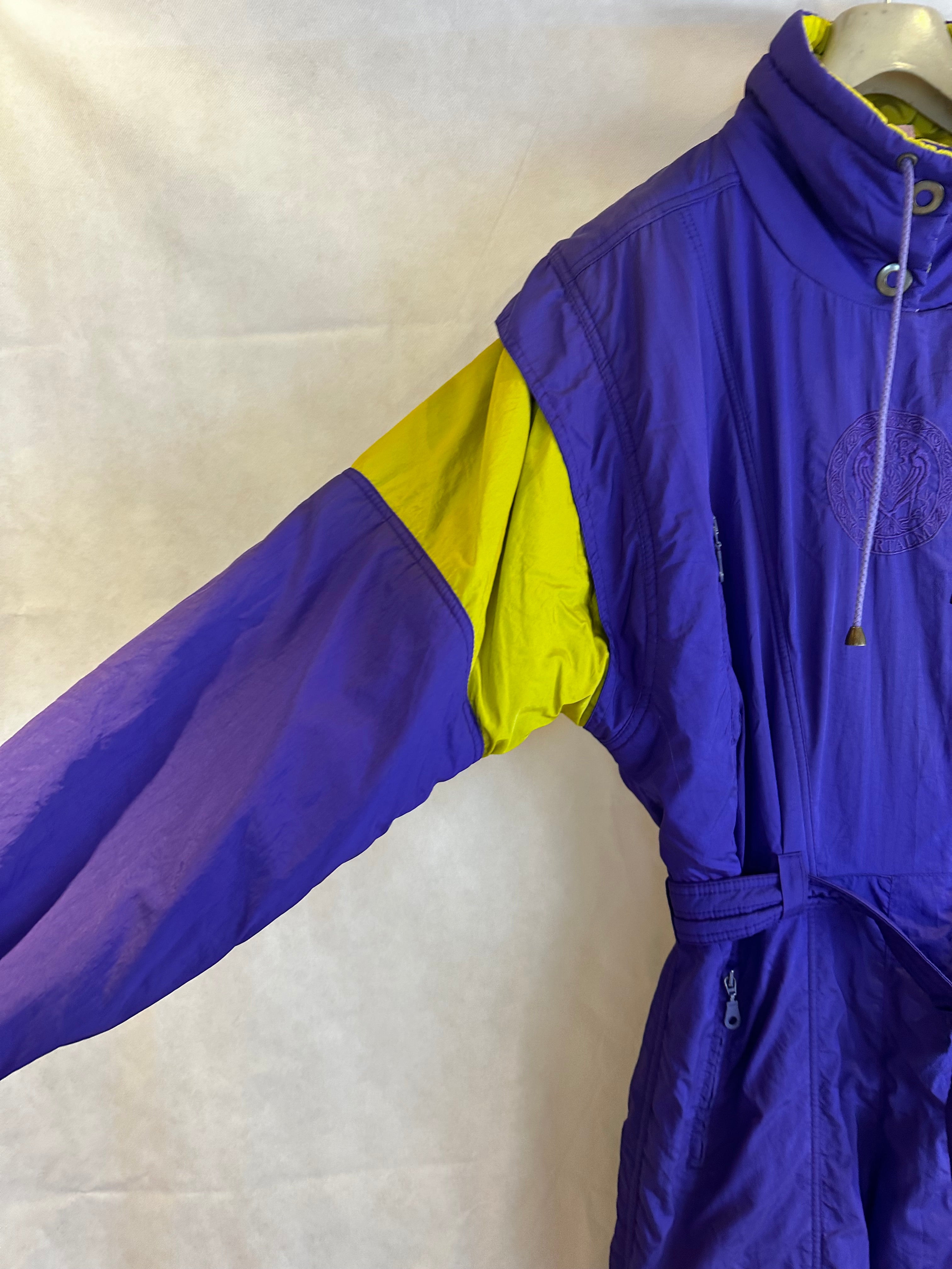 Vintage Skioverall von SPORTALM Kitzbühel  in Lila in S/M