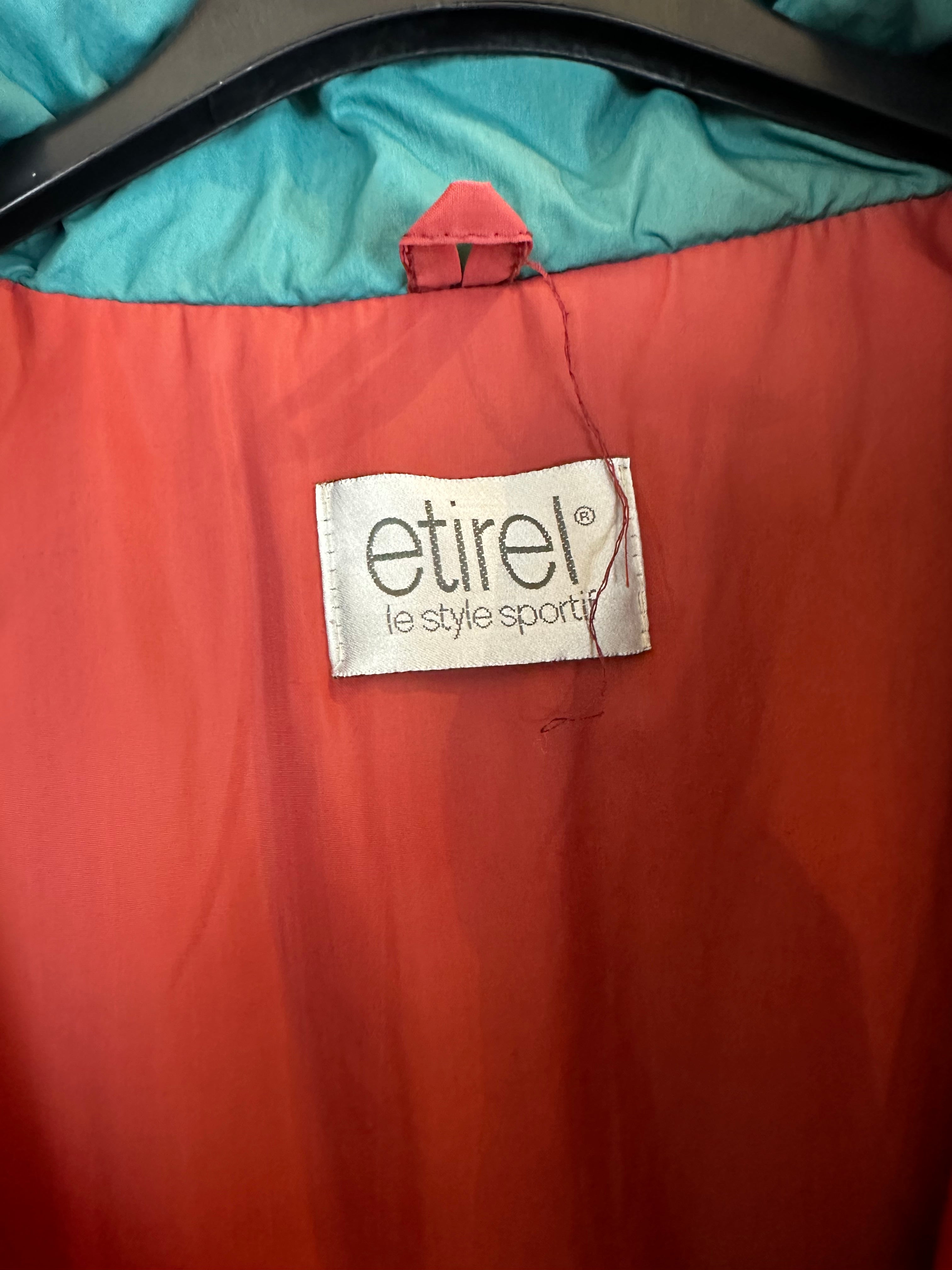 Vintage Skioverall von Etirel in blau M/L Size 50