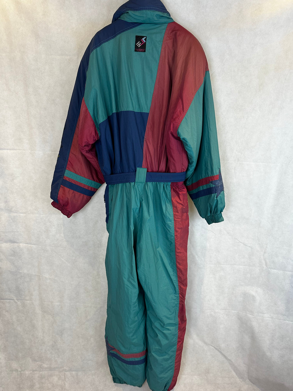Vintage Skioverall von Etirel in blau M/L Size 50