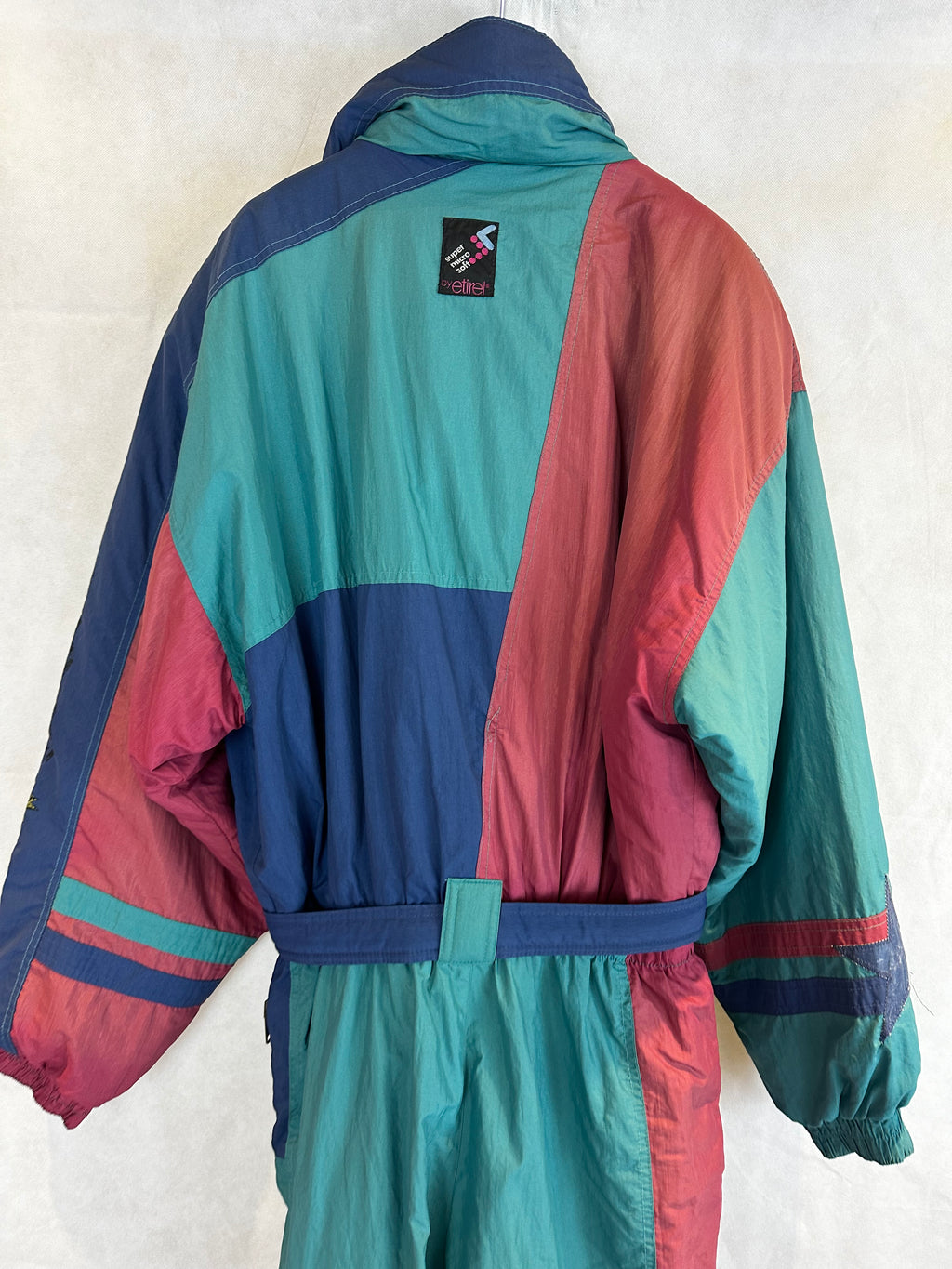 Vintage Skioverall von Etirel in blau M/L Size 50