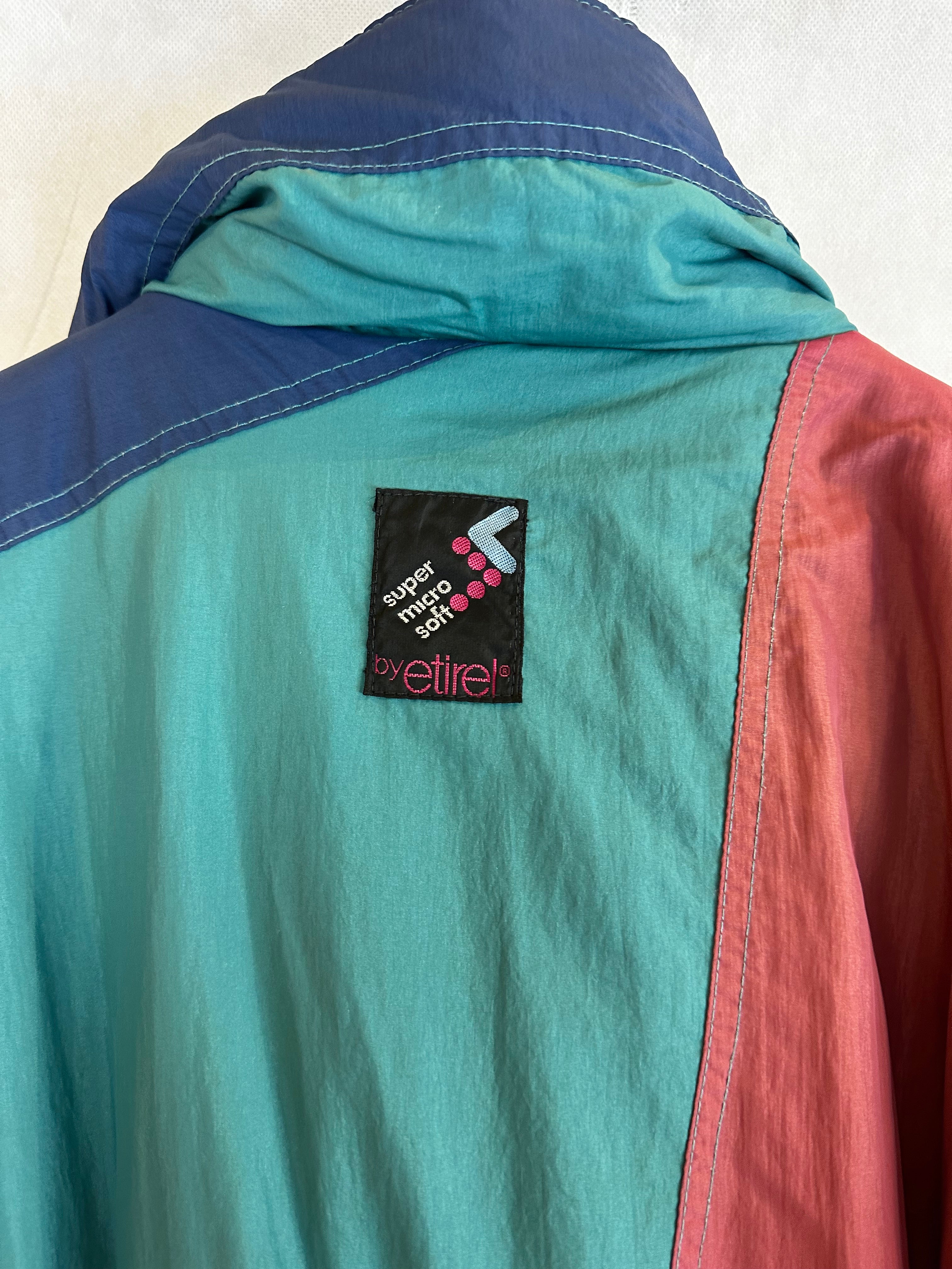 Vintage Skioverall von Etirel in blau M/L Size 50