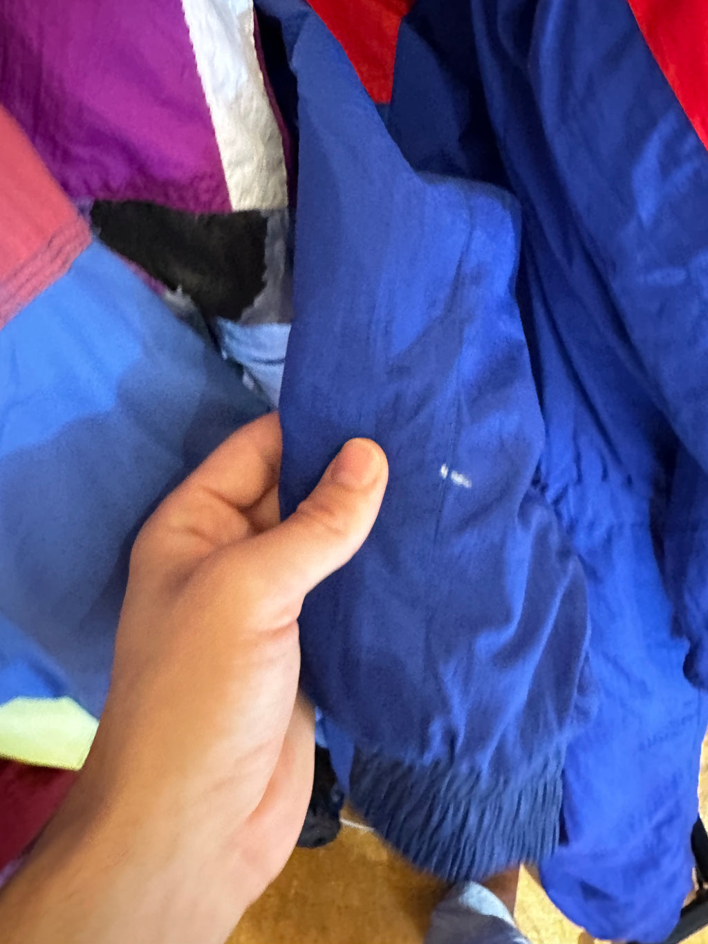 Vintage Skioverall von ELHO in blau in M