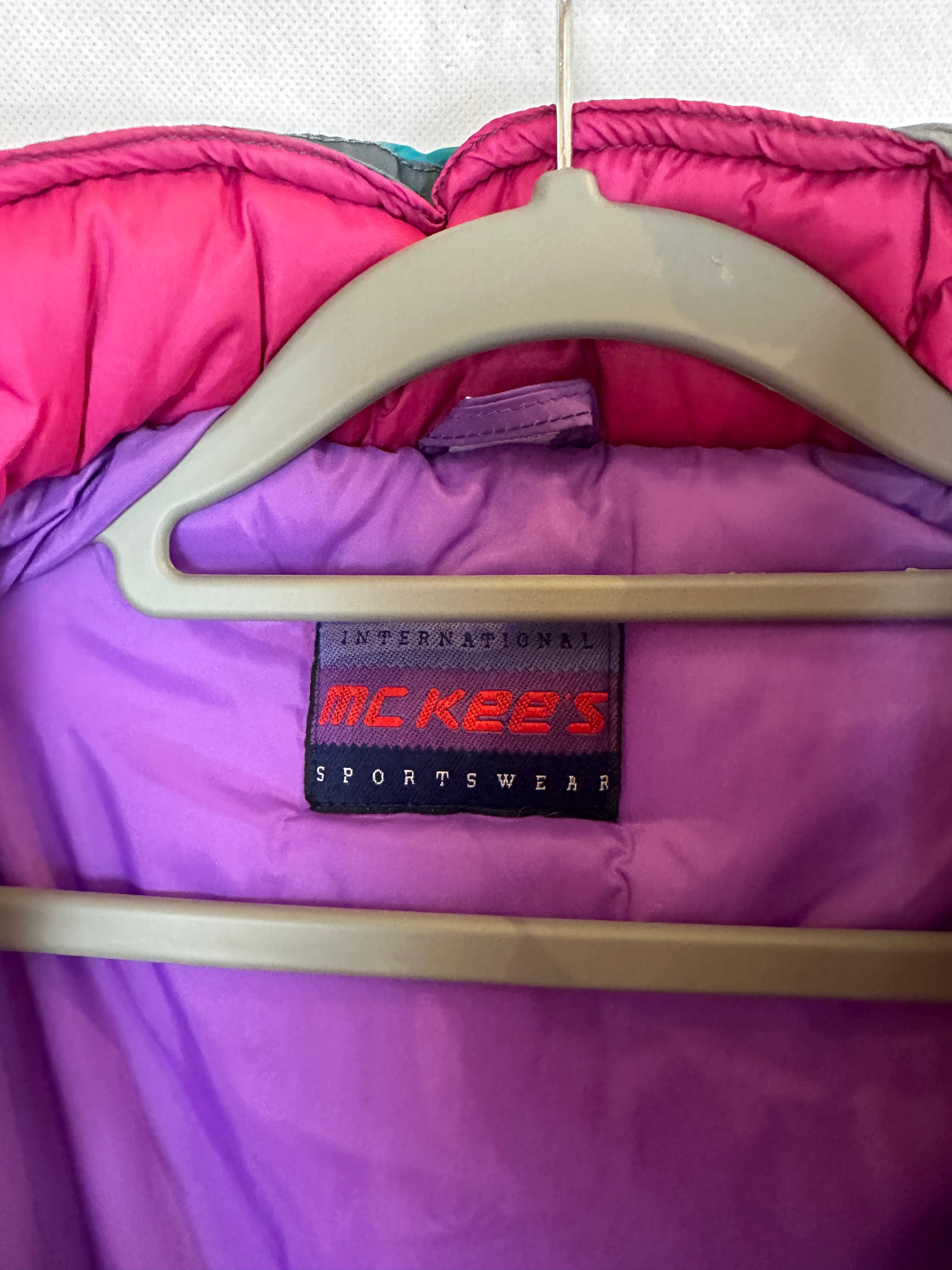 Vintage Skioverall von MC kee´s in Grau/Lila in L