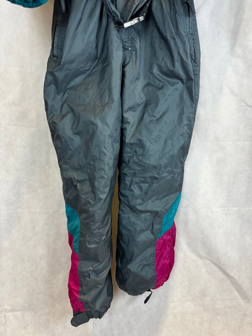 Vintage Skioverall von MC kee´s in Grau/Lila in L