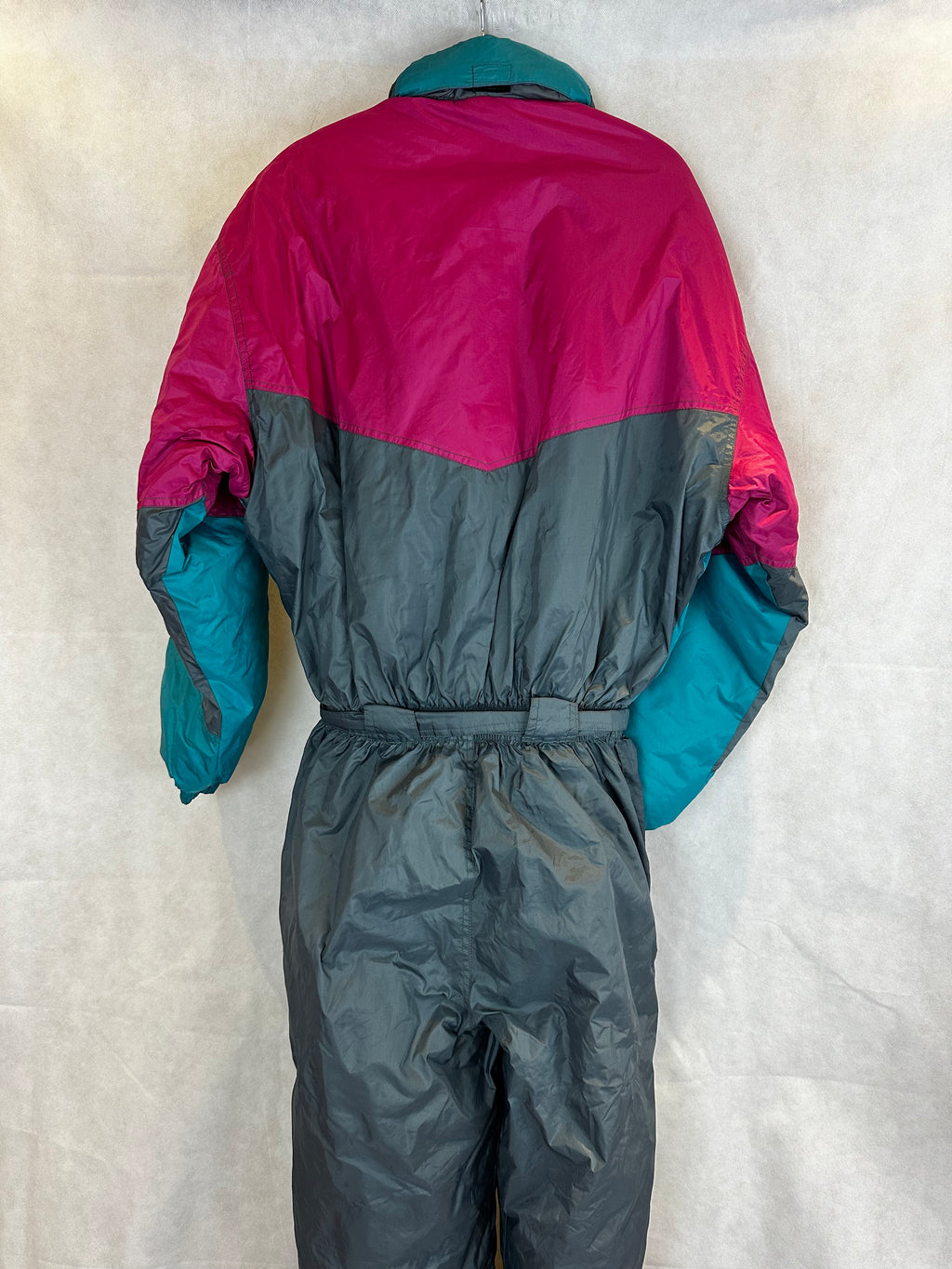 Vintage Skioverall von MC kee´s in Grau/Lila in L