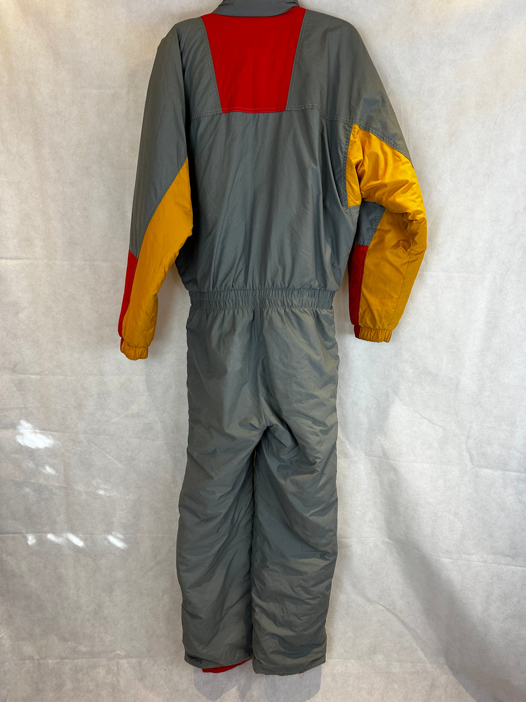 Vintage Skioverall von K-WAY in grau in L