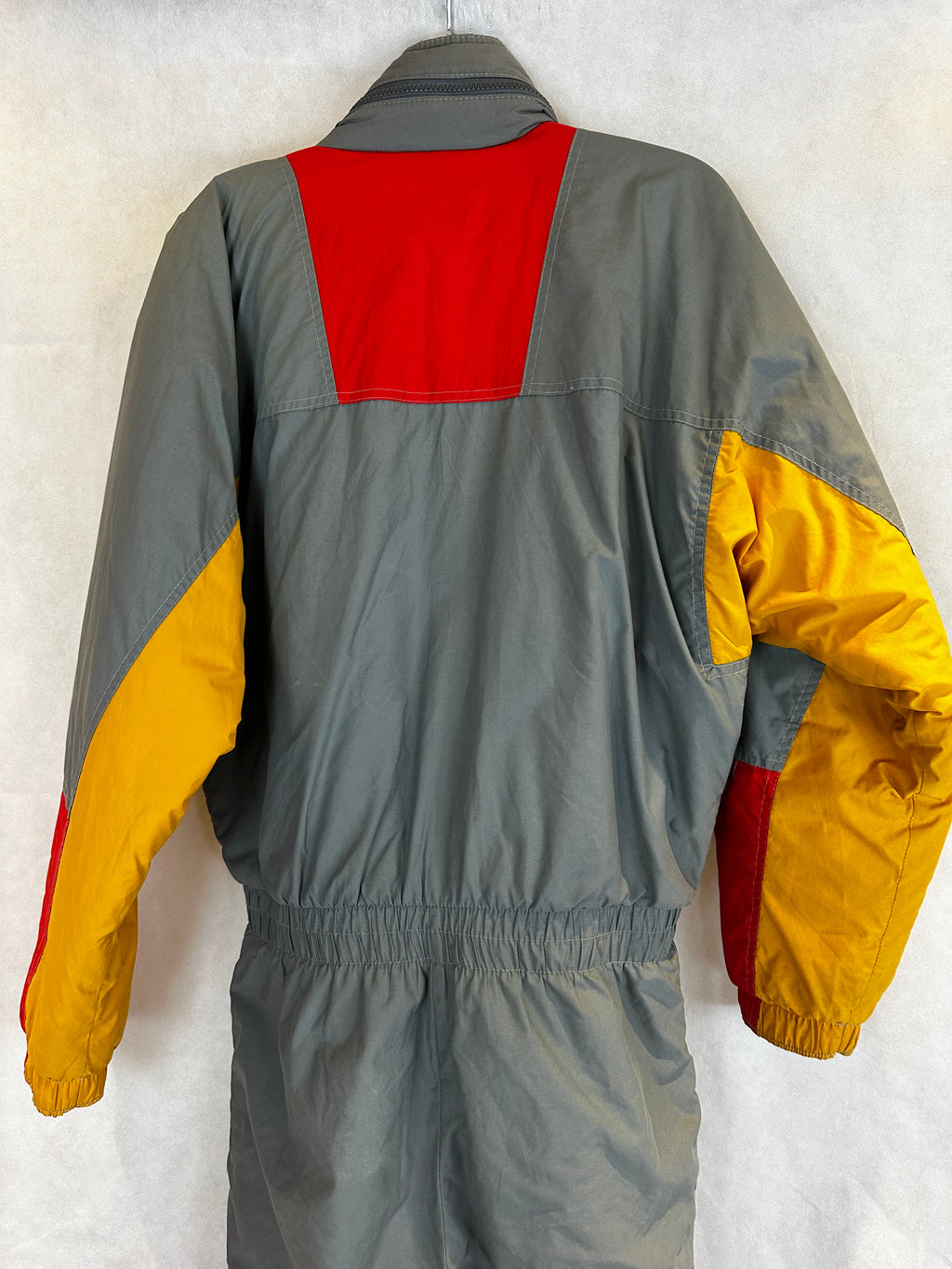 Vintage Skioverall von K-WAY in grau in L