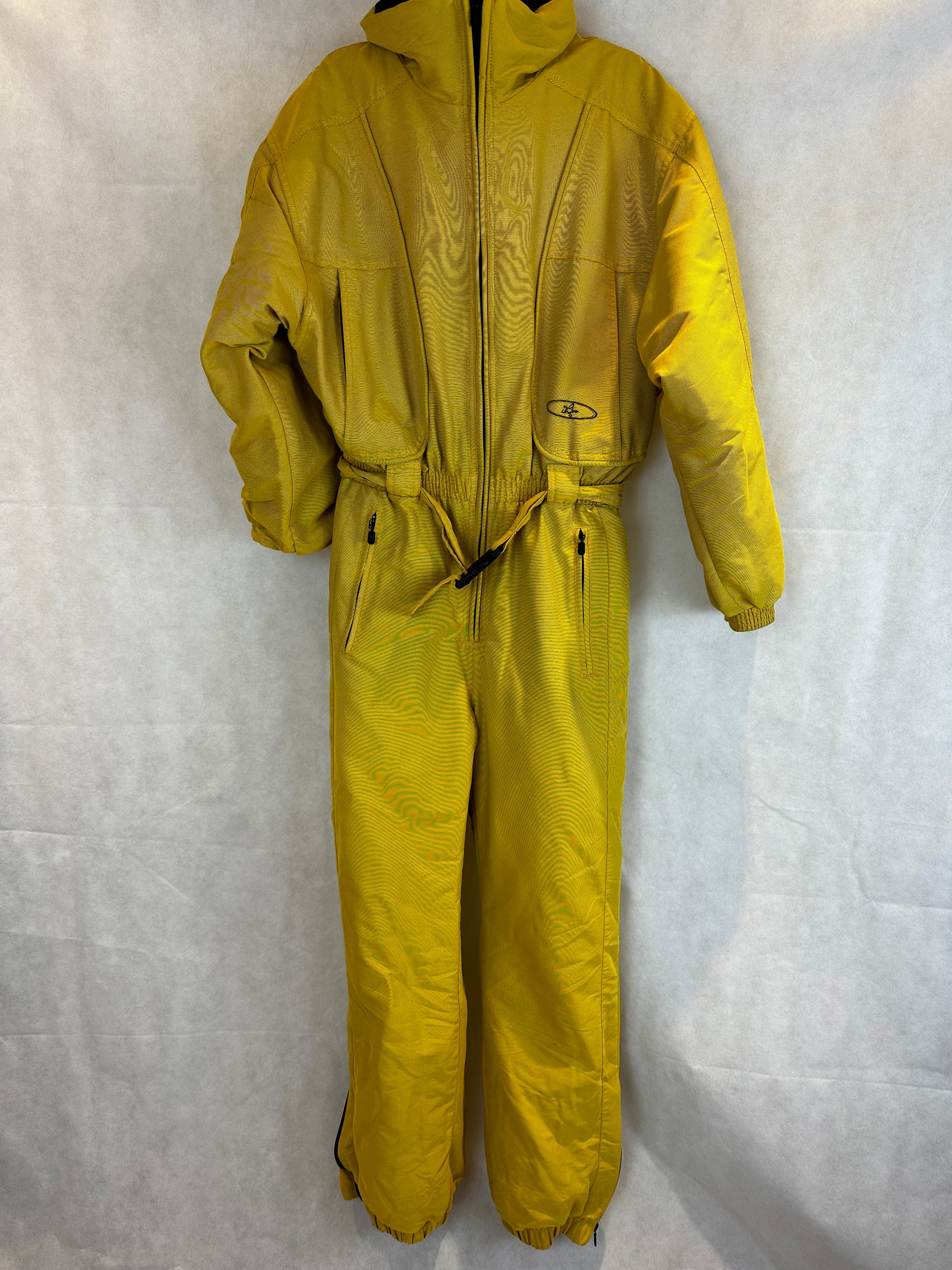 Vintage Skioverall in gelb von Etriel in S/M