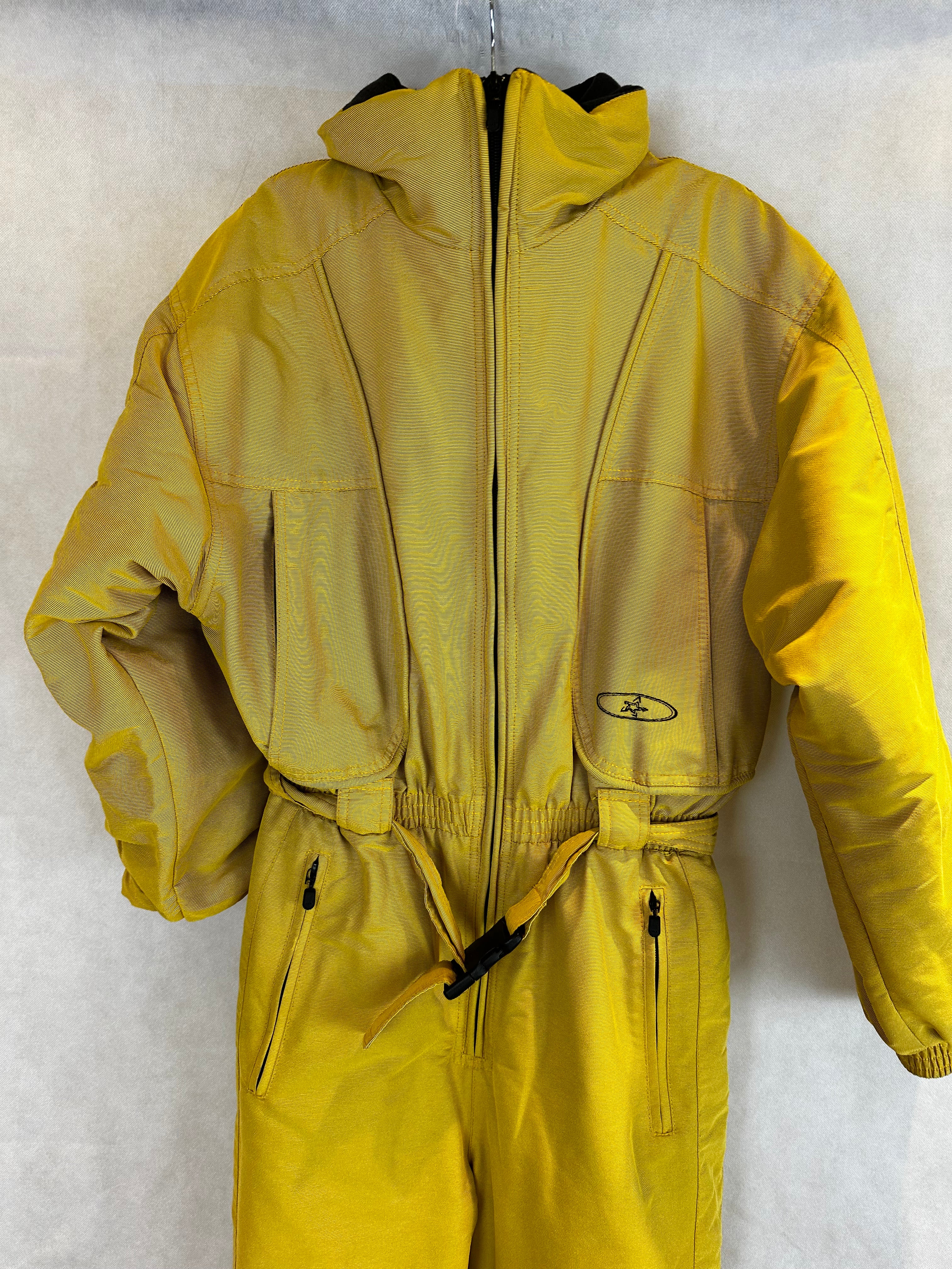 Vintage Skioverall in gelb von Etriel in S/M