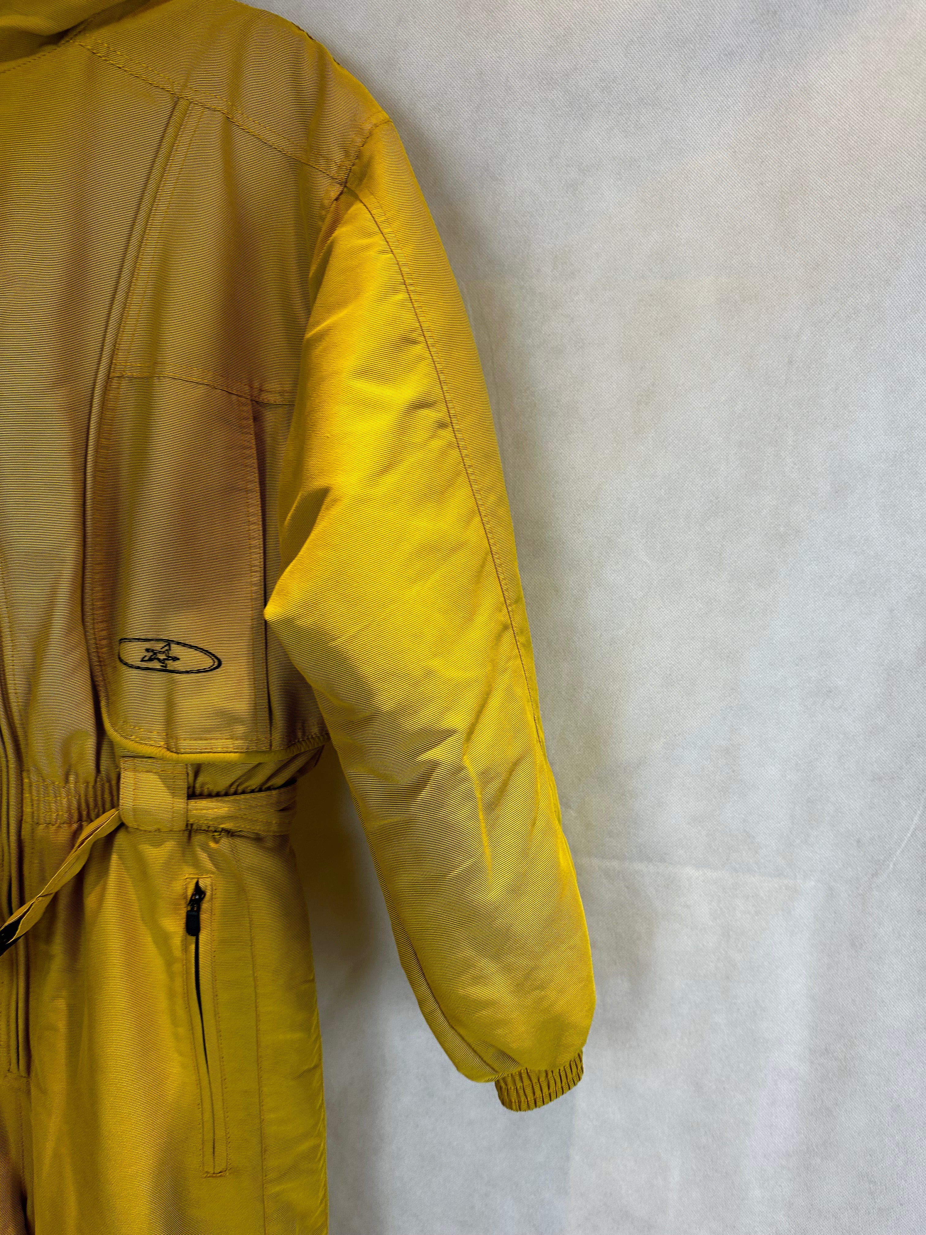 Vintage Skioverall in gelb von Etriel in S/M