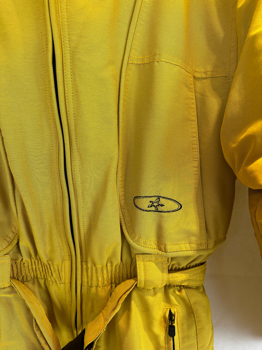 Vintage Skioverall in gelb von Etriel in S/M