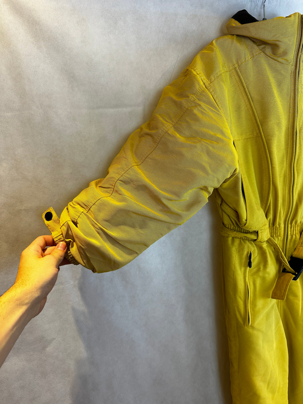 Vintage Skioverall in gelb von Etriel in S/M
