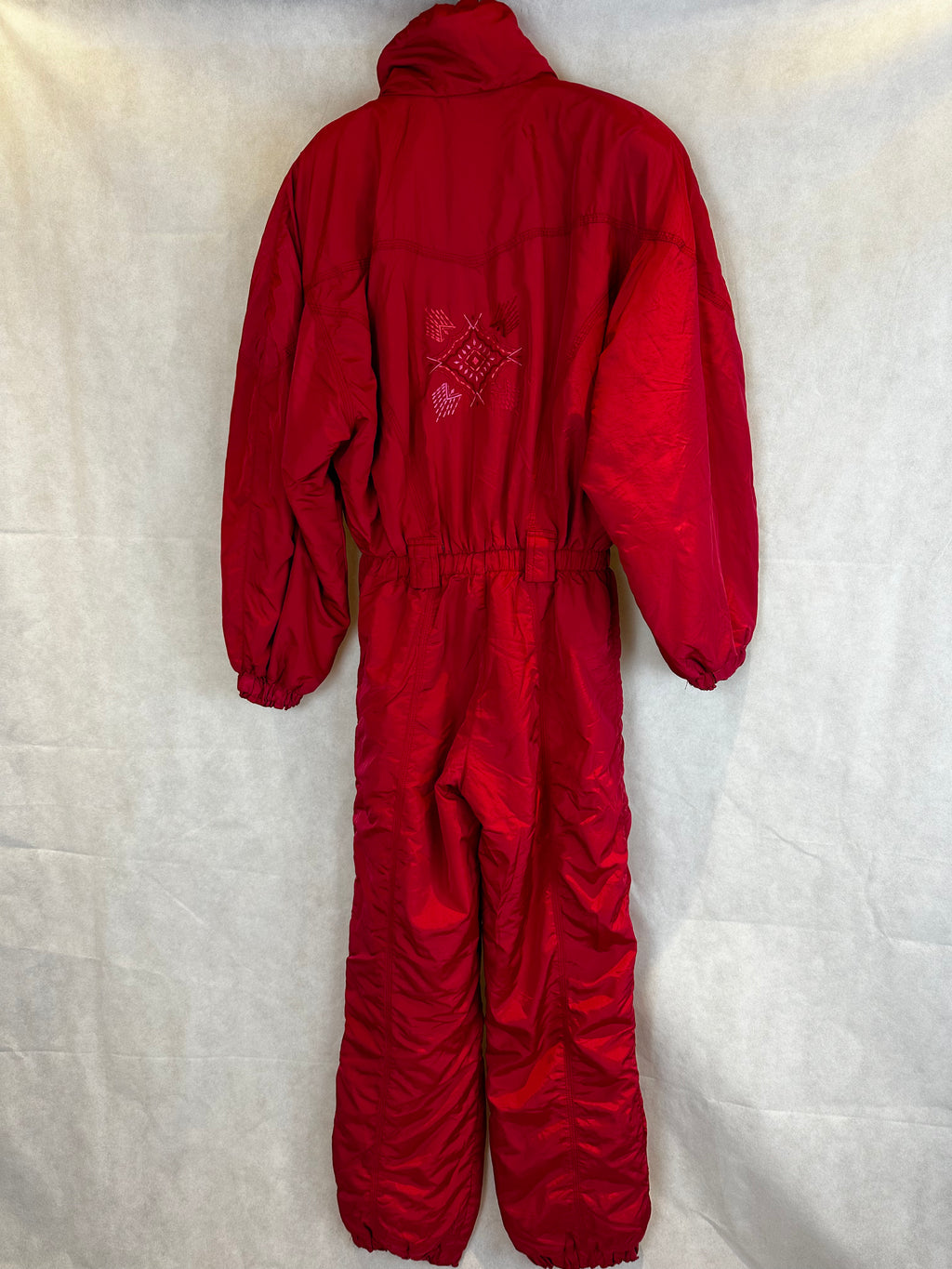 Vintage Skioverall von Punktrosso in rot in M