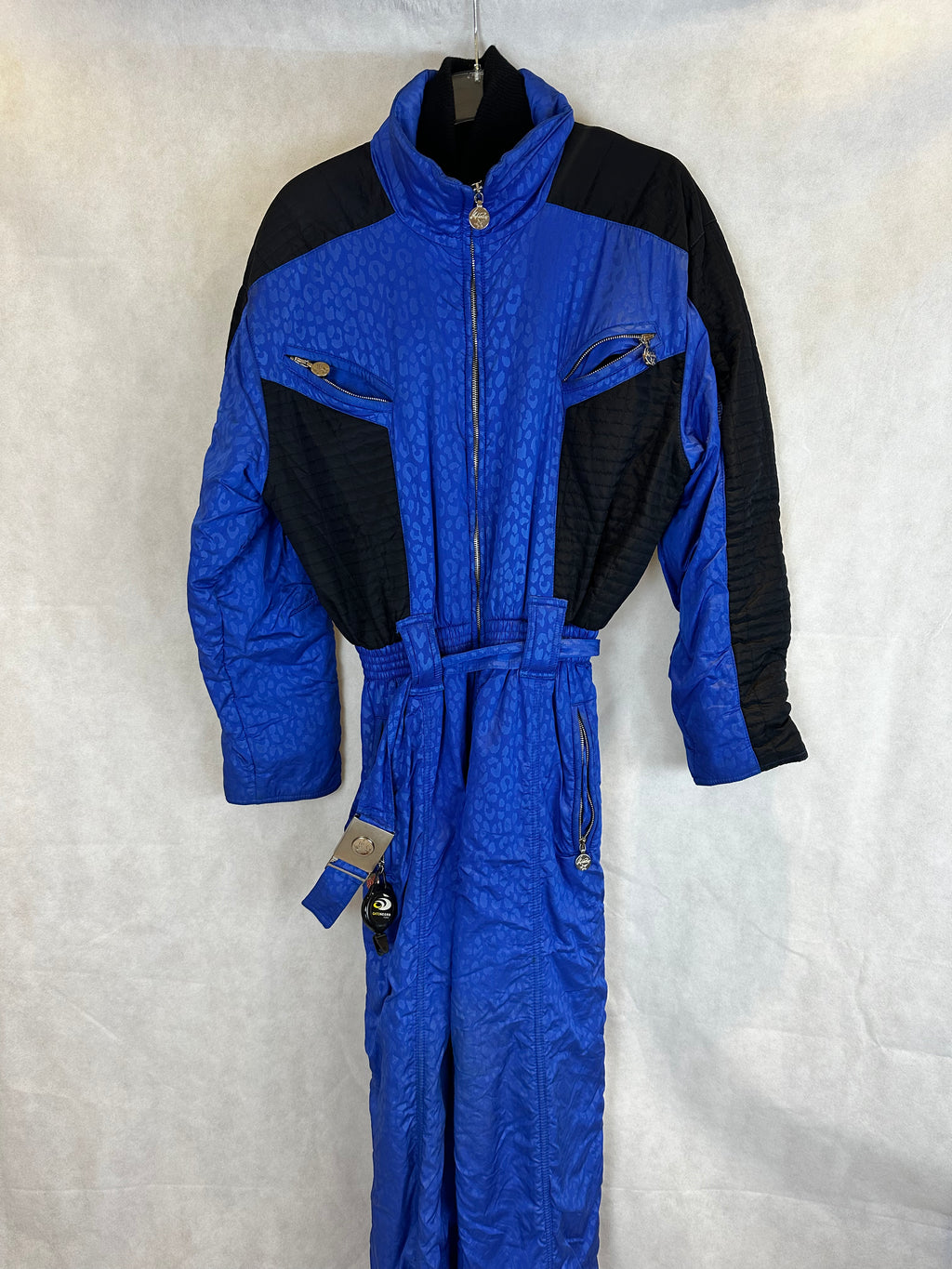 Vintage Skioverall von High Society in blau in M