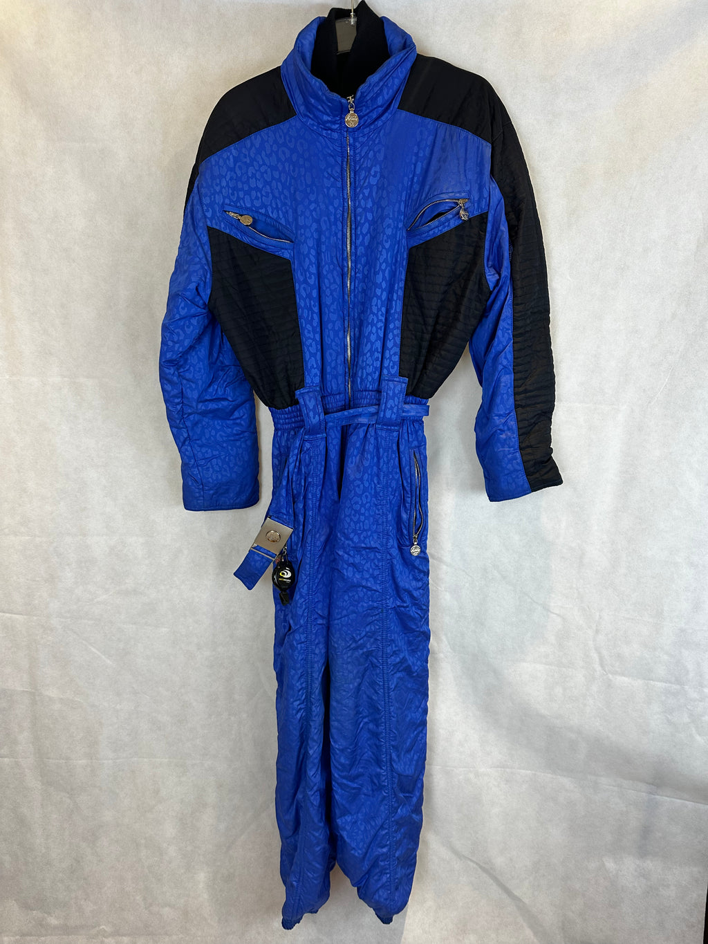 Vintage Skioverall von High Society in blau in M